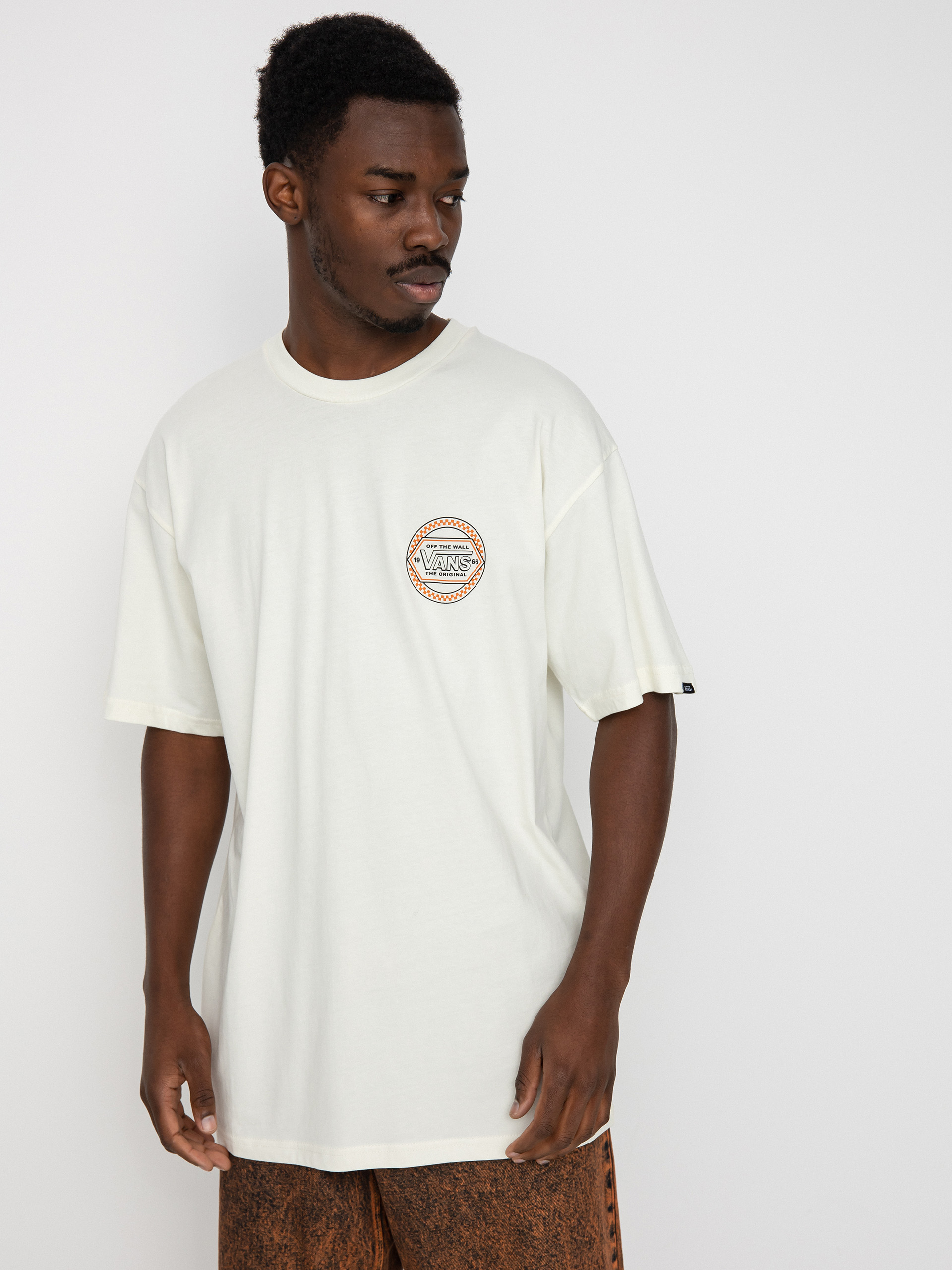 Tricou Vans Circle Checker Drop V (marshmallow)