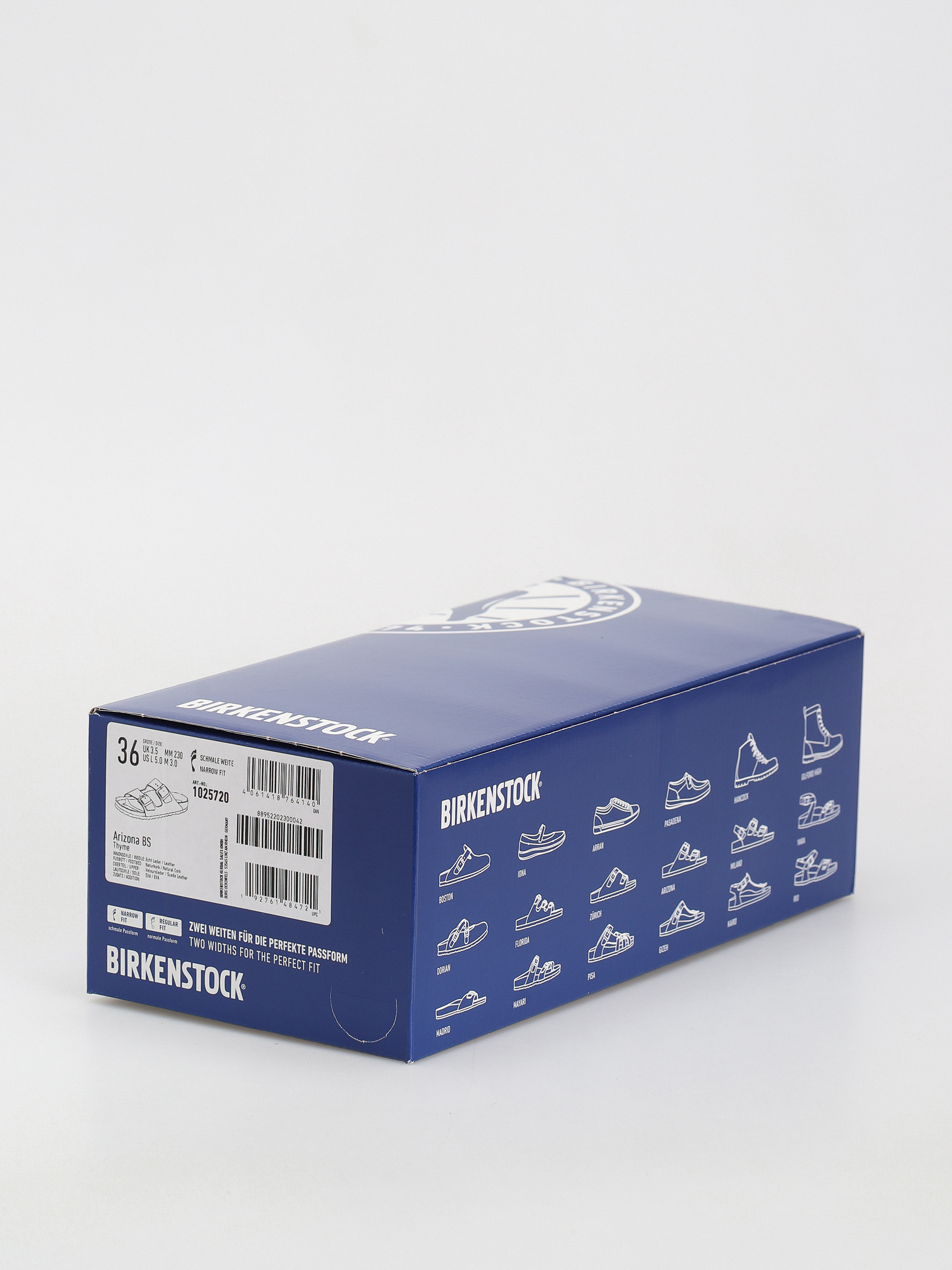 Șlapi Birkenstock Arizona Suede Leather Narrow Wmn (thyme)