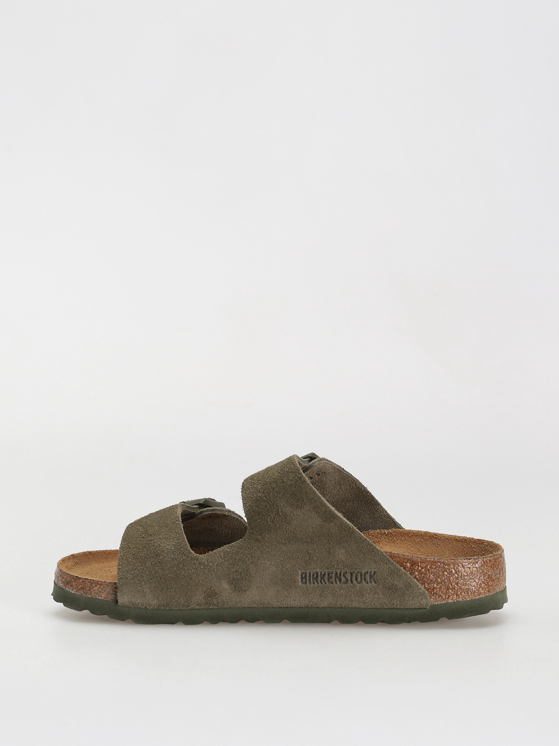 Șlapi Birkenstock Arizona Suede Leather Narrow Wmn (thyme)