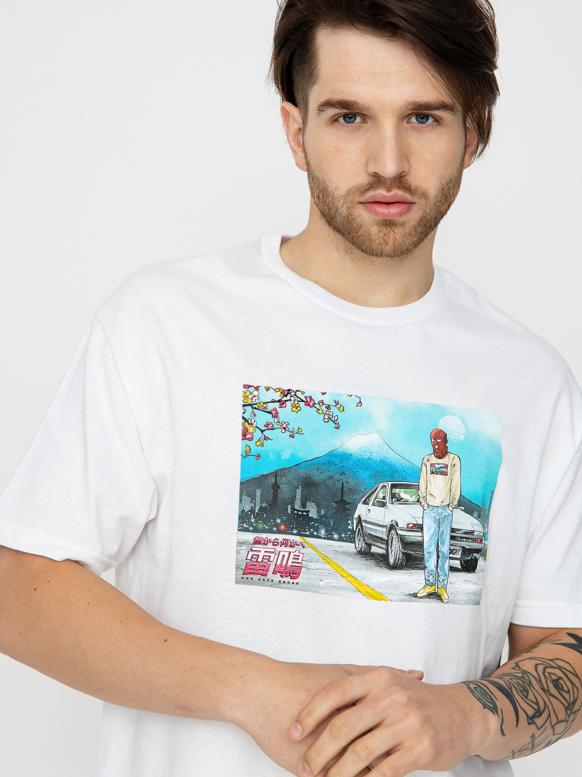 Tricou DGK Hachi Roku (white)