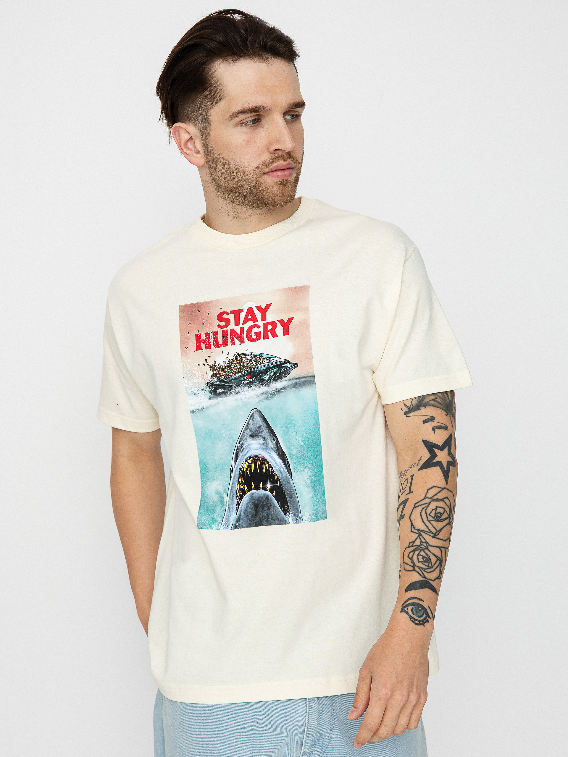 Tricou DGK Predator (cream)