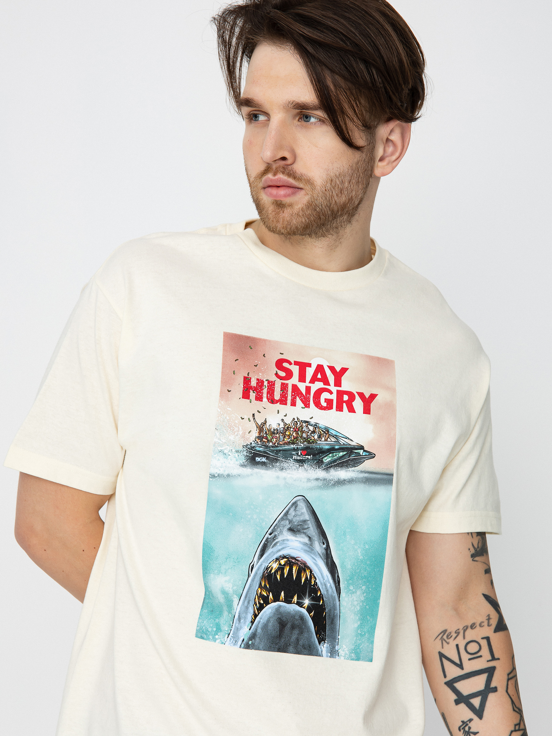 Tricou DGK Predator (cream)