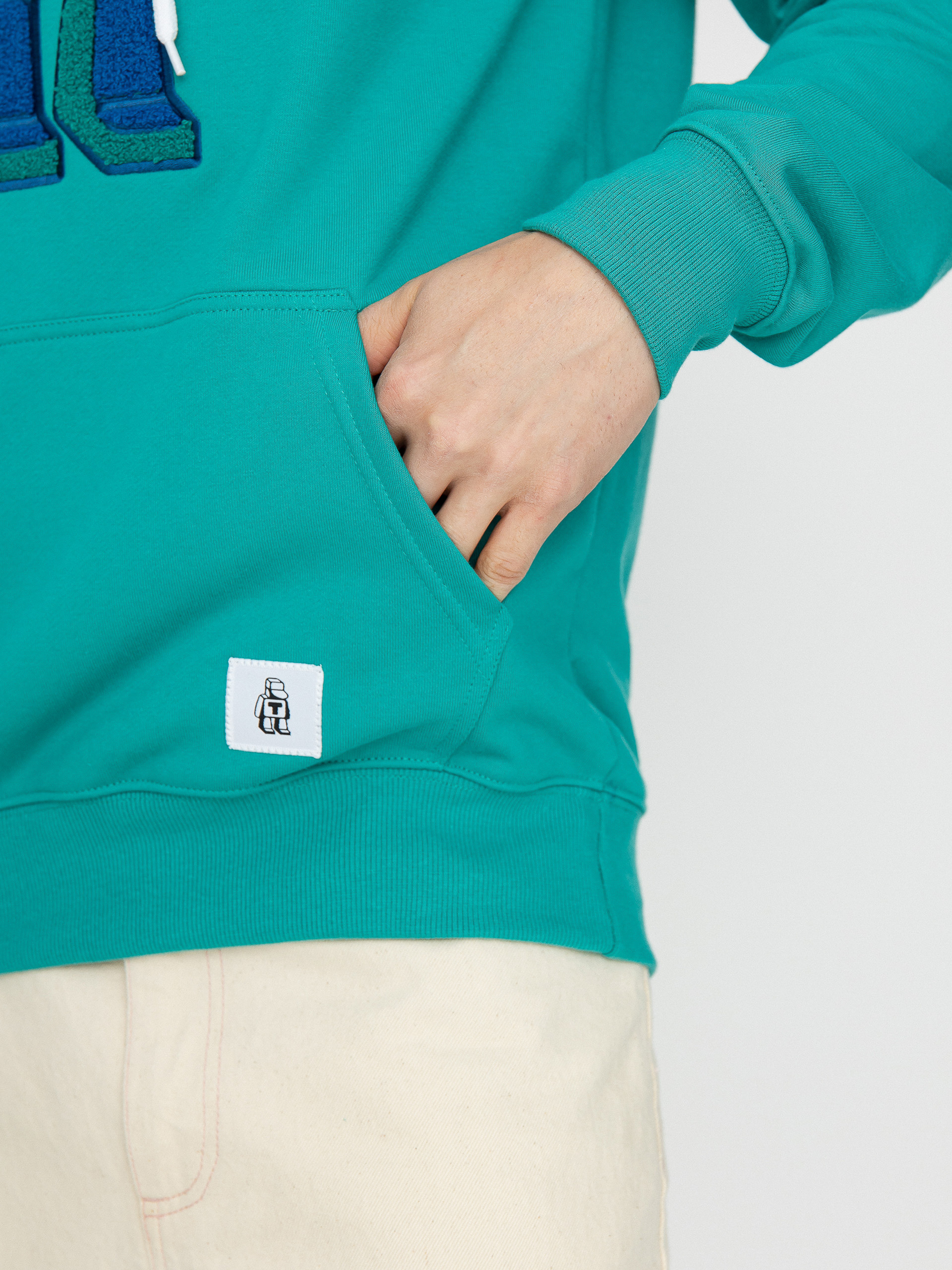 Hanorac cu glugă Tabasko Logo Chanille HD (turquoise)