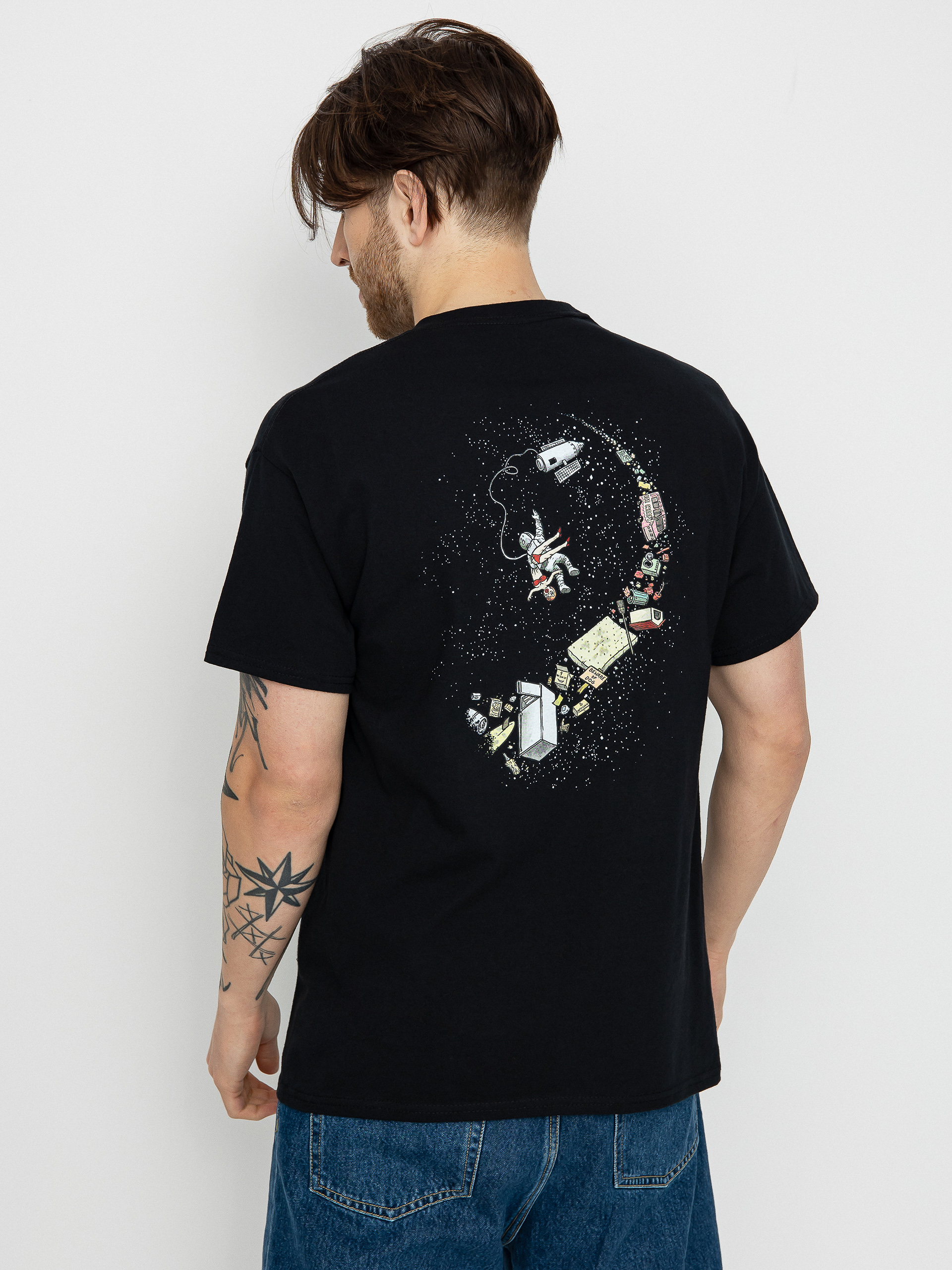 Tricou Antihero Space Junk (black w/multi color print)