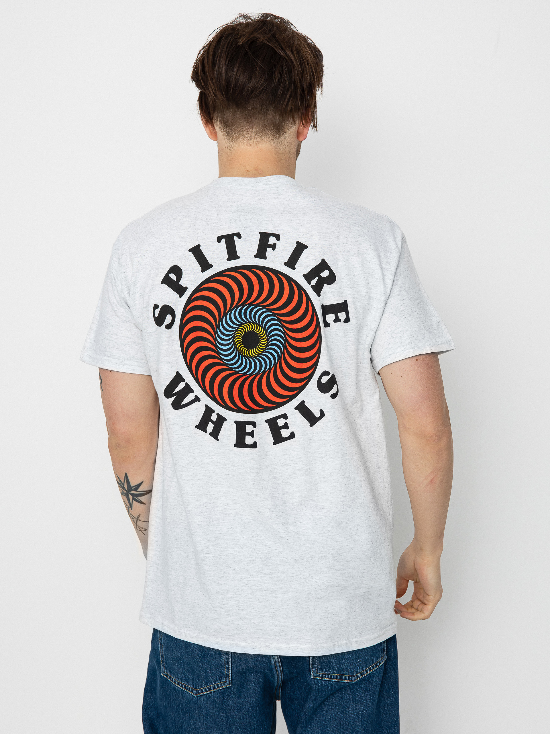 Tricou Spitfire Og Classic Fill (ash w/multi color prints)