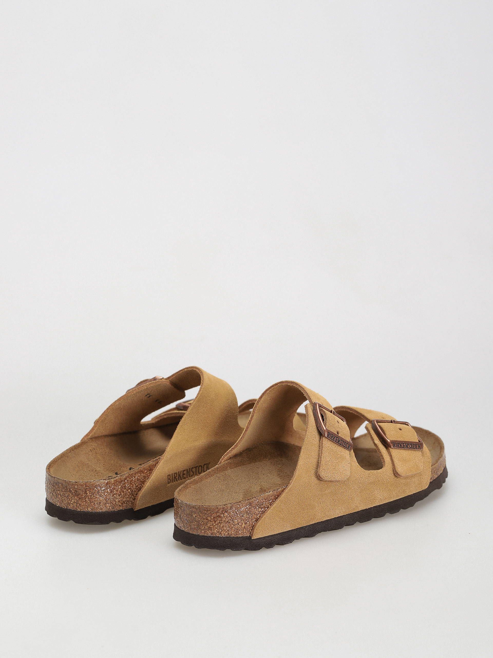 Șlapi Birkenstock Arizona Suede Leather Narrow Wmn (latte cream)