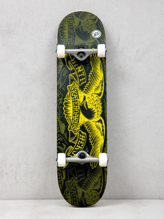 Skateboard Antihero Repeater Eagle (black/neon green)