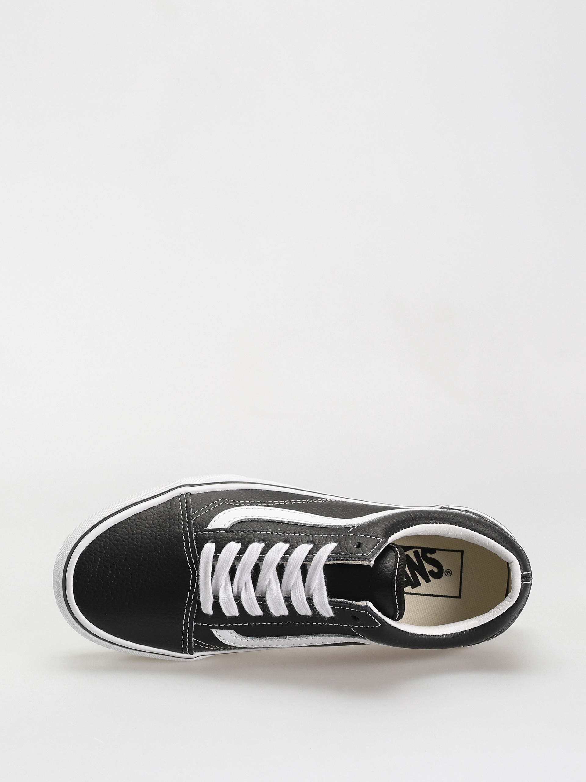 Pantofi Vans Old Skool Stackform (leather black/true white)
