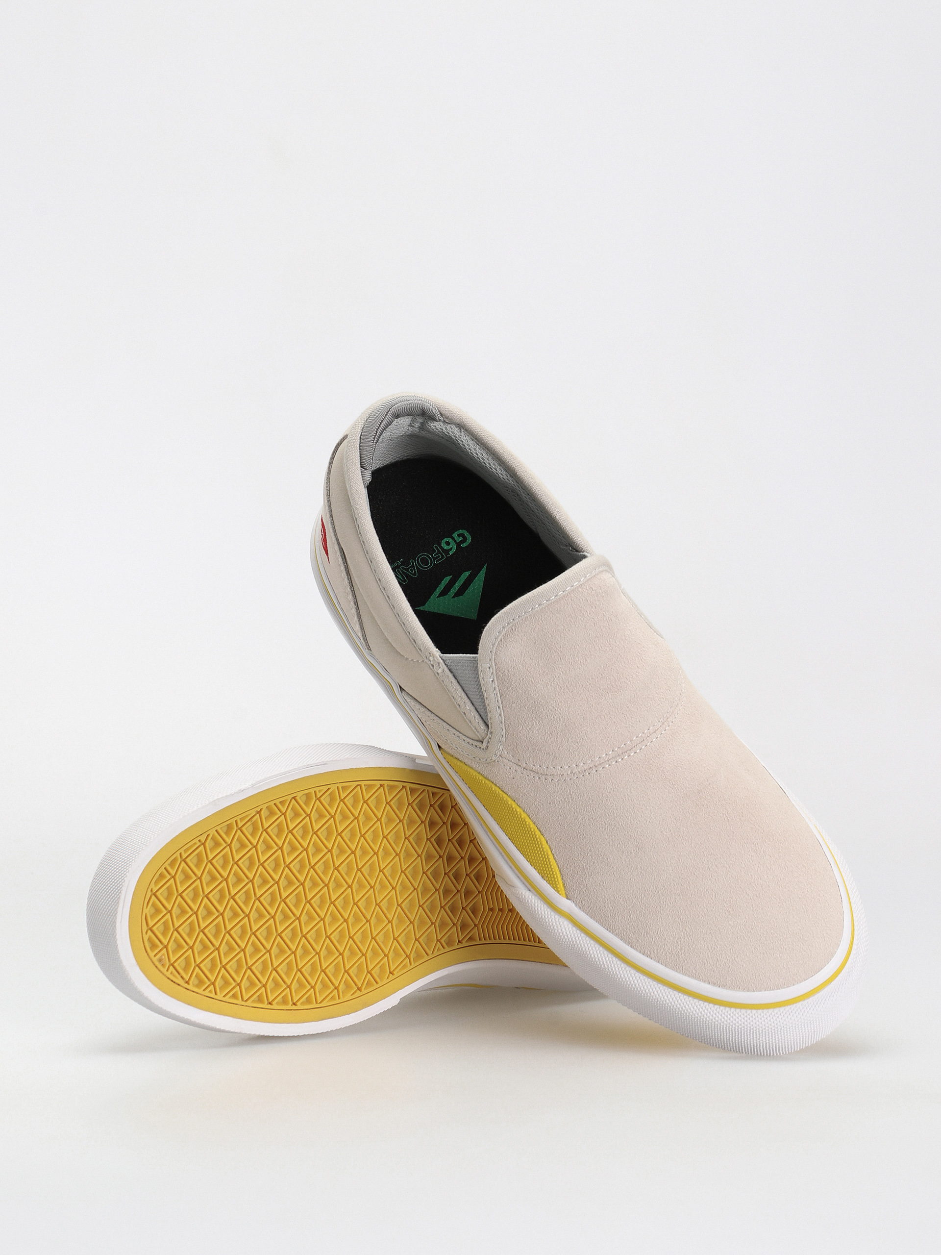 Pantofi Emerica Wino G6 Slip On (grey/yellow)