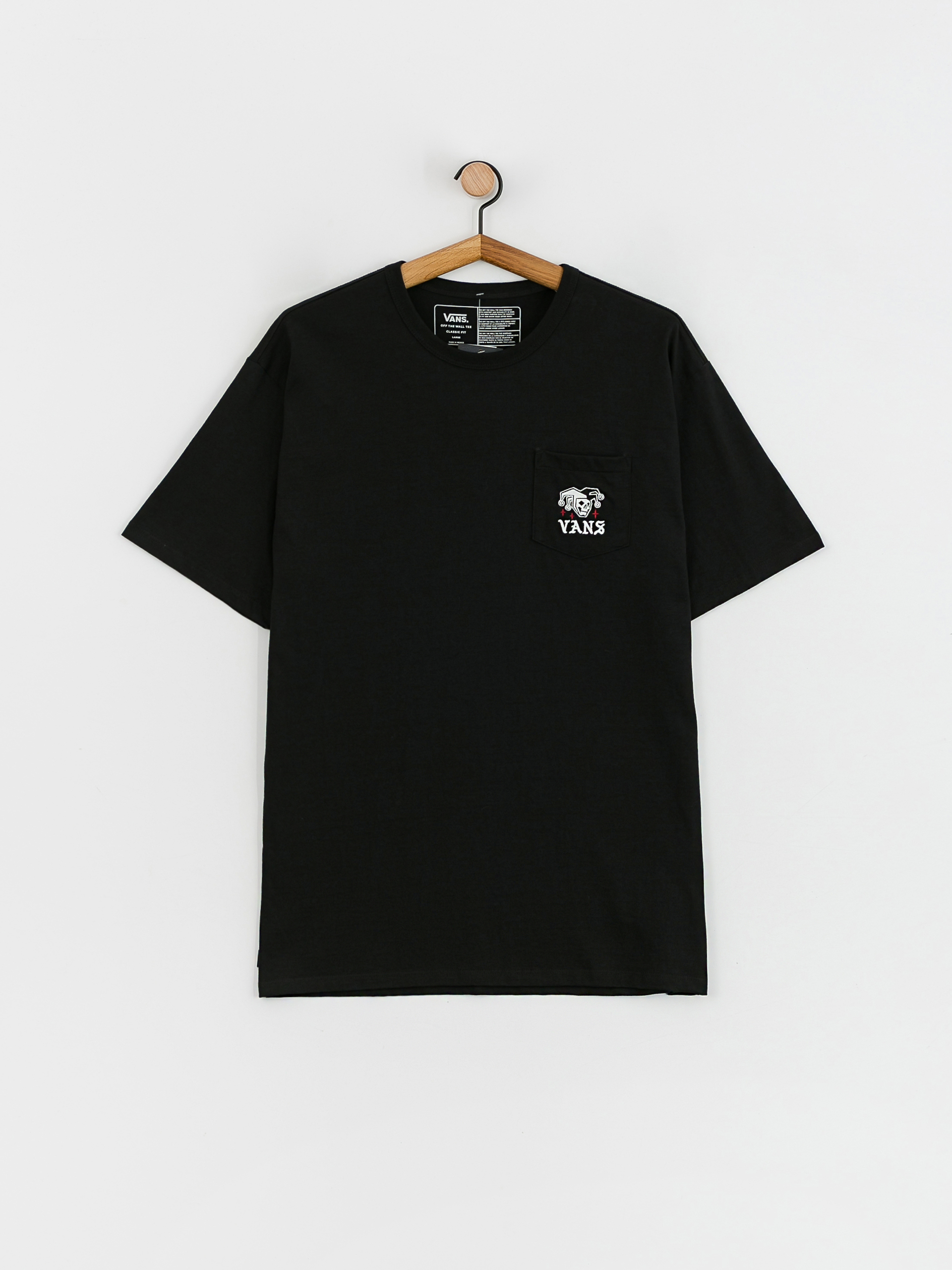 Tricou Vans Off The Wall Graphic Pkt (black/chili pepper)