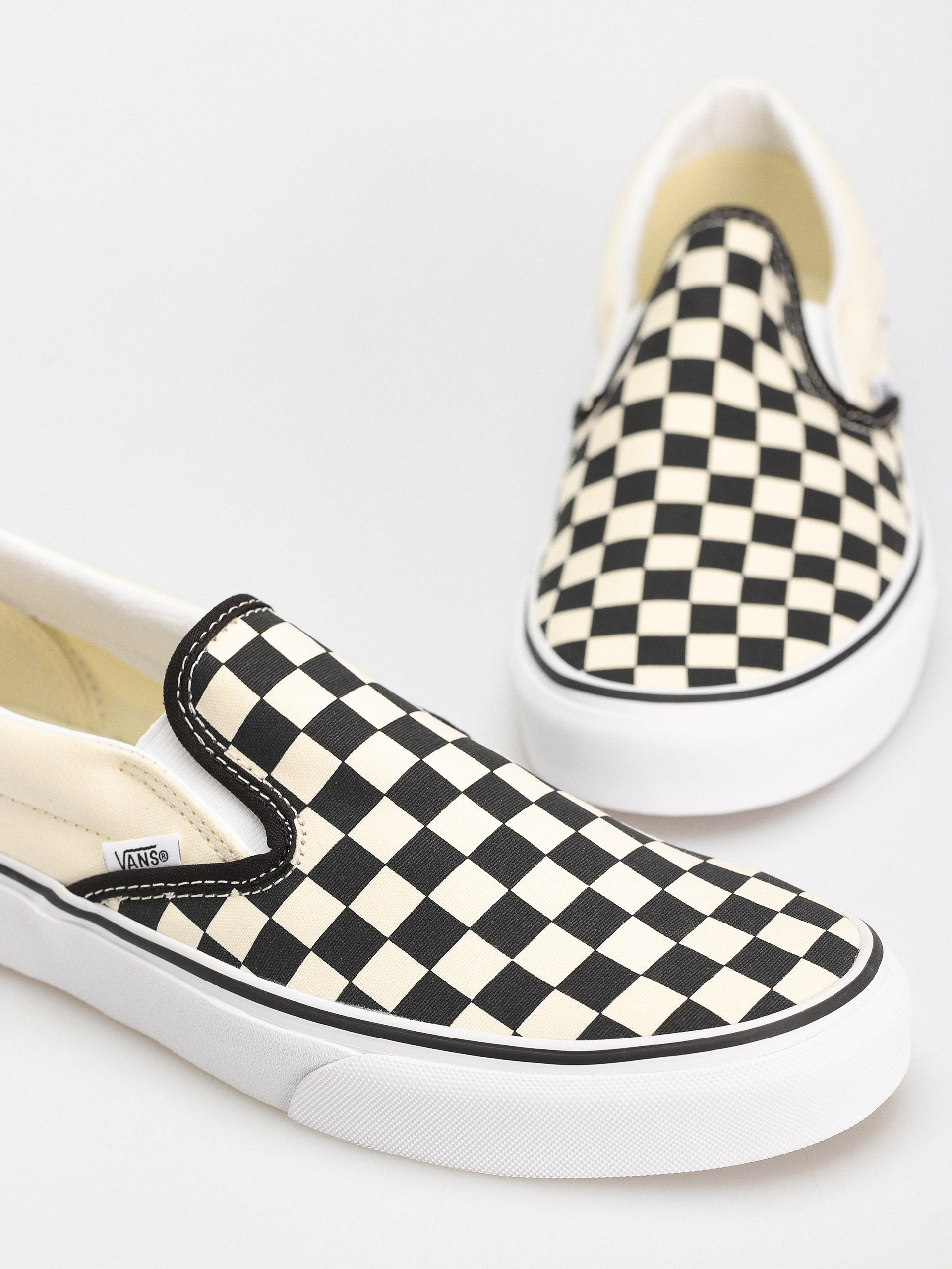 Pantofi Vans Classic Slip On (blk&whtchckerboard/wht)