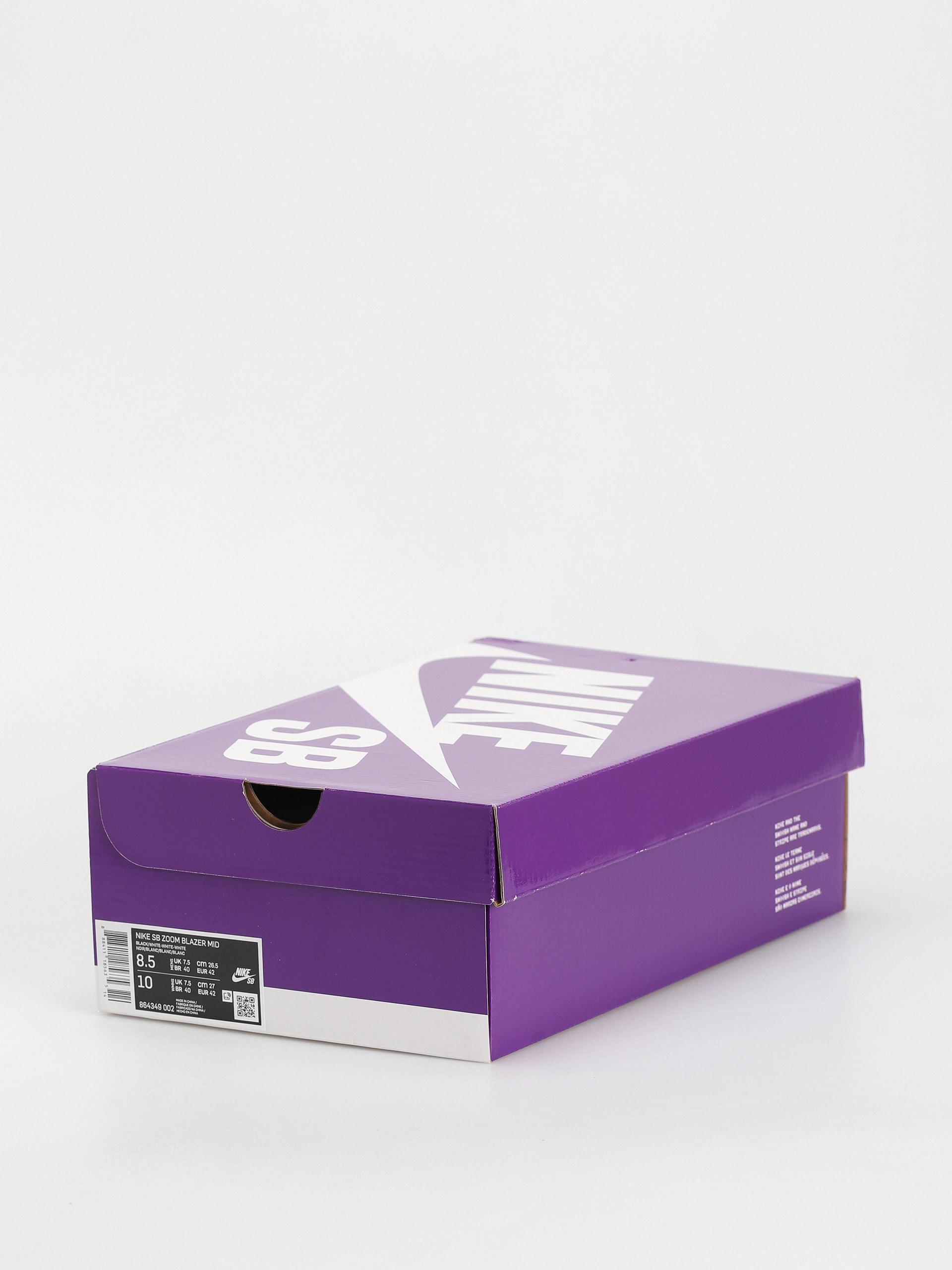 Pantofi Nike SB Zoom Blazer Mid (black/white white white)