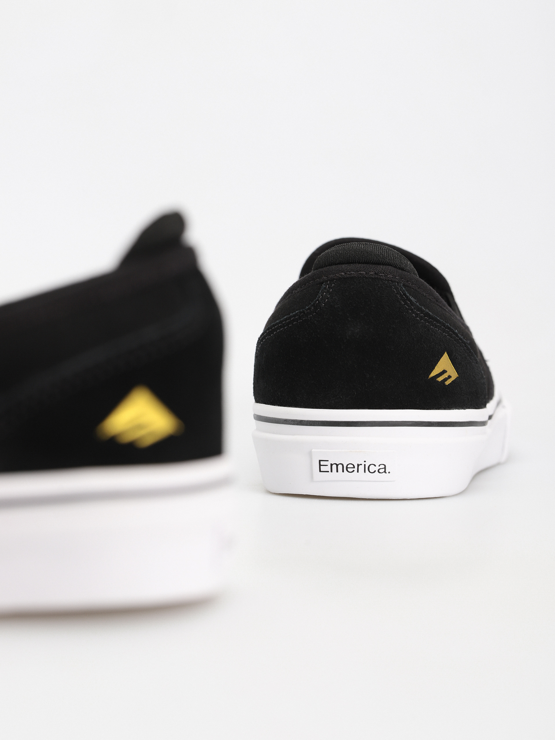 Pantofi Emerica Wino G6 Slip On (black/white/gold)