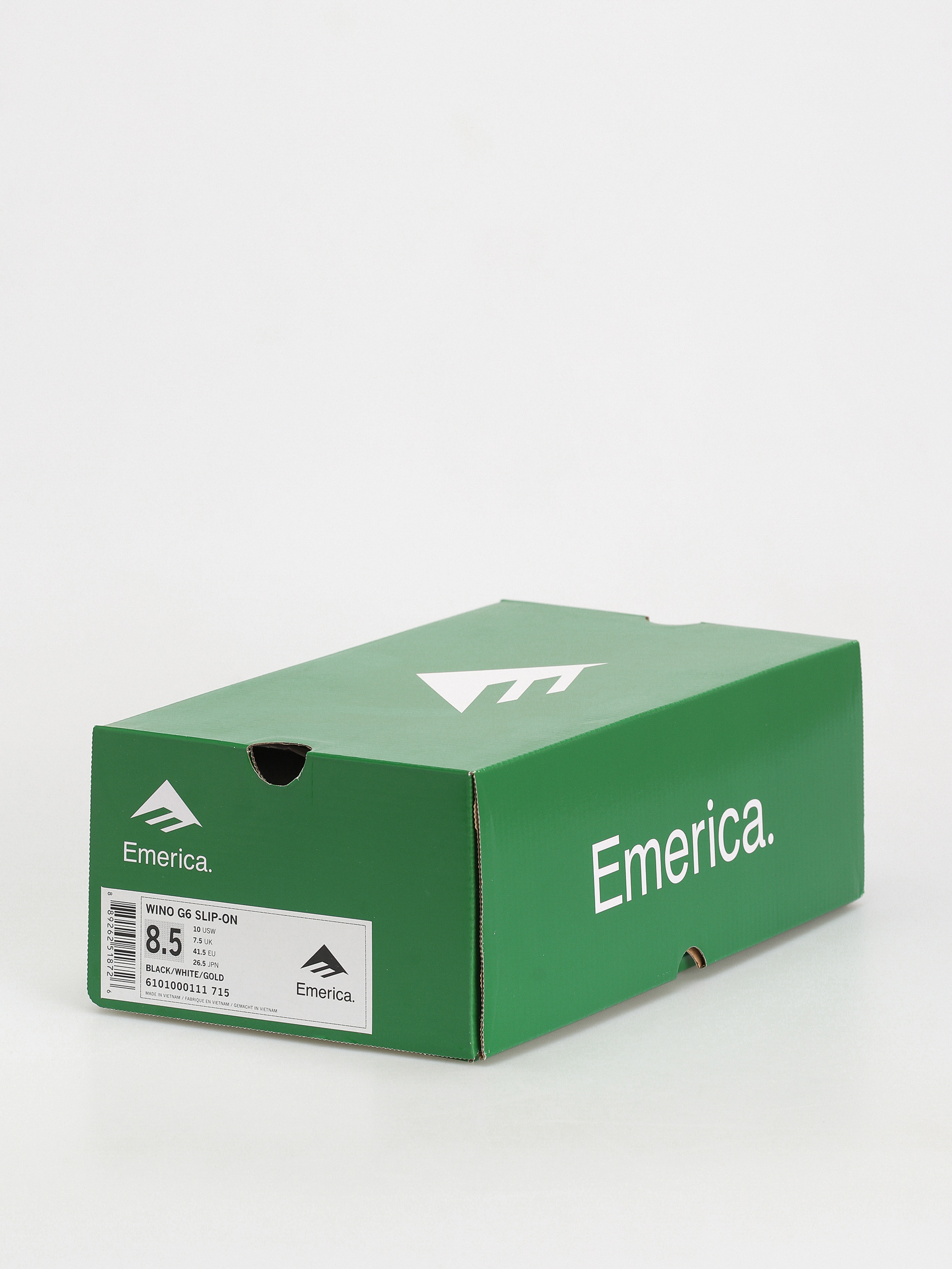 Pantofi Emerica Wino G6 Slip On (black/white/gold)
