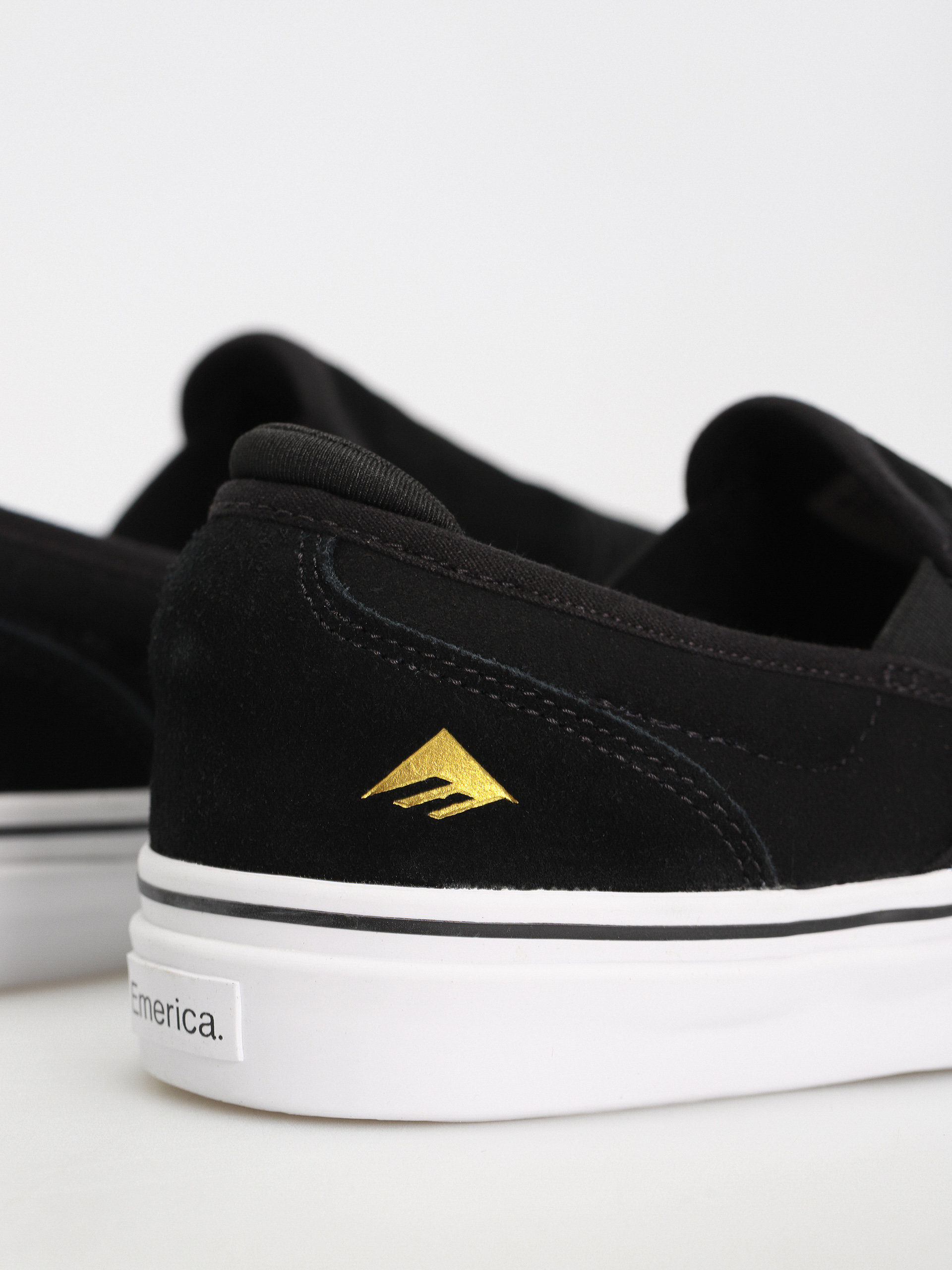 Pantofi Emerica Wino G6 Slip On (black/white/gold)