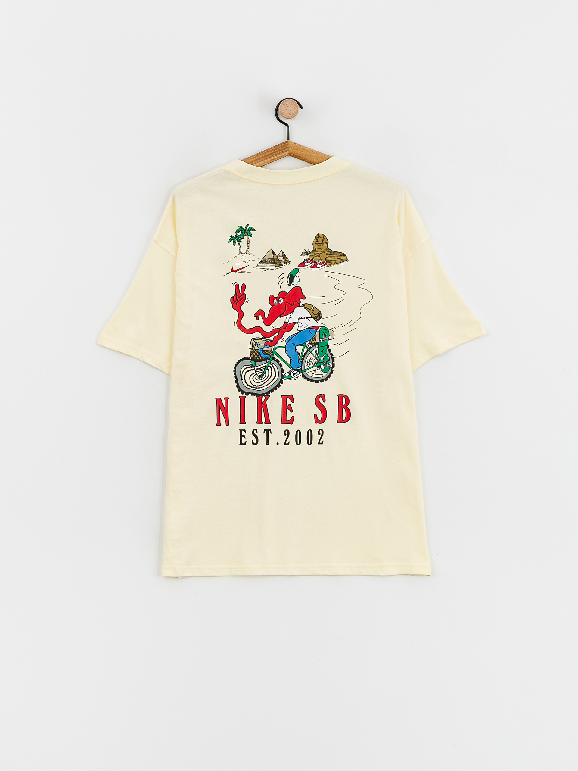Tricou Nike SB Bike Day (alabaster)