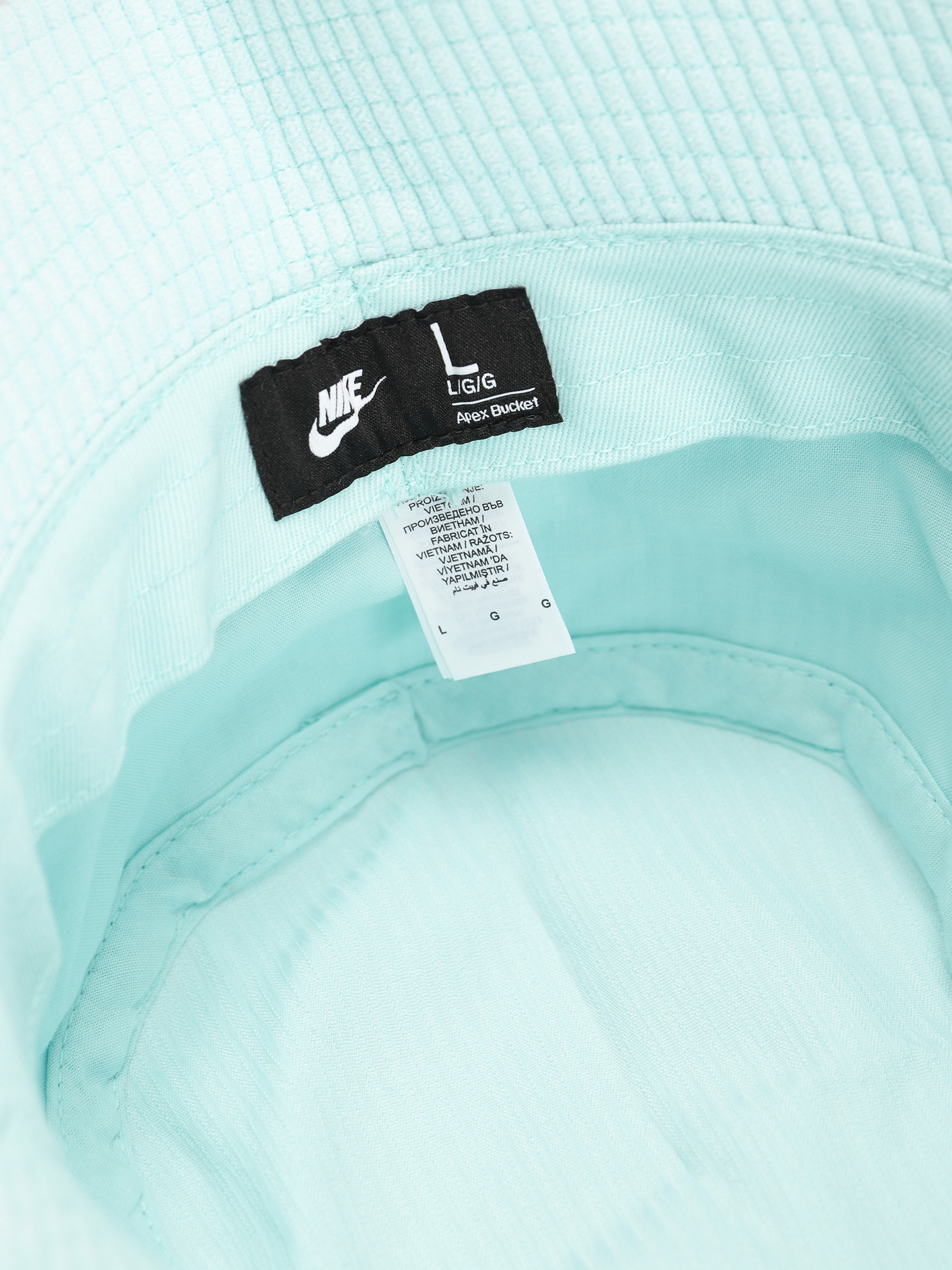 Pălărie Nike SB Apex Sq Cord L (jade ice/jade ice)