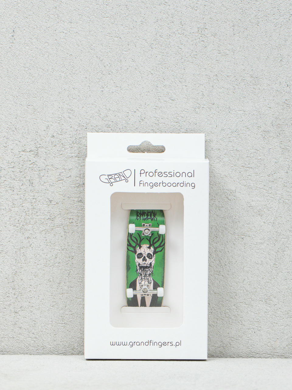 Fingerboard Grand Fingers Skull Deer (green/silver)