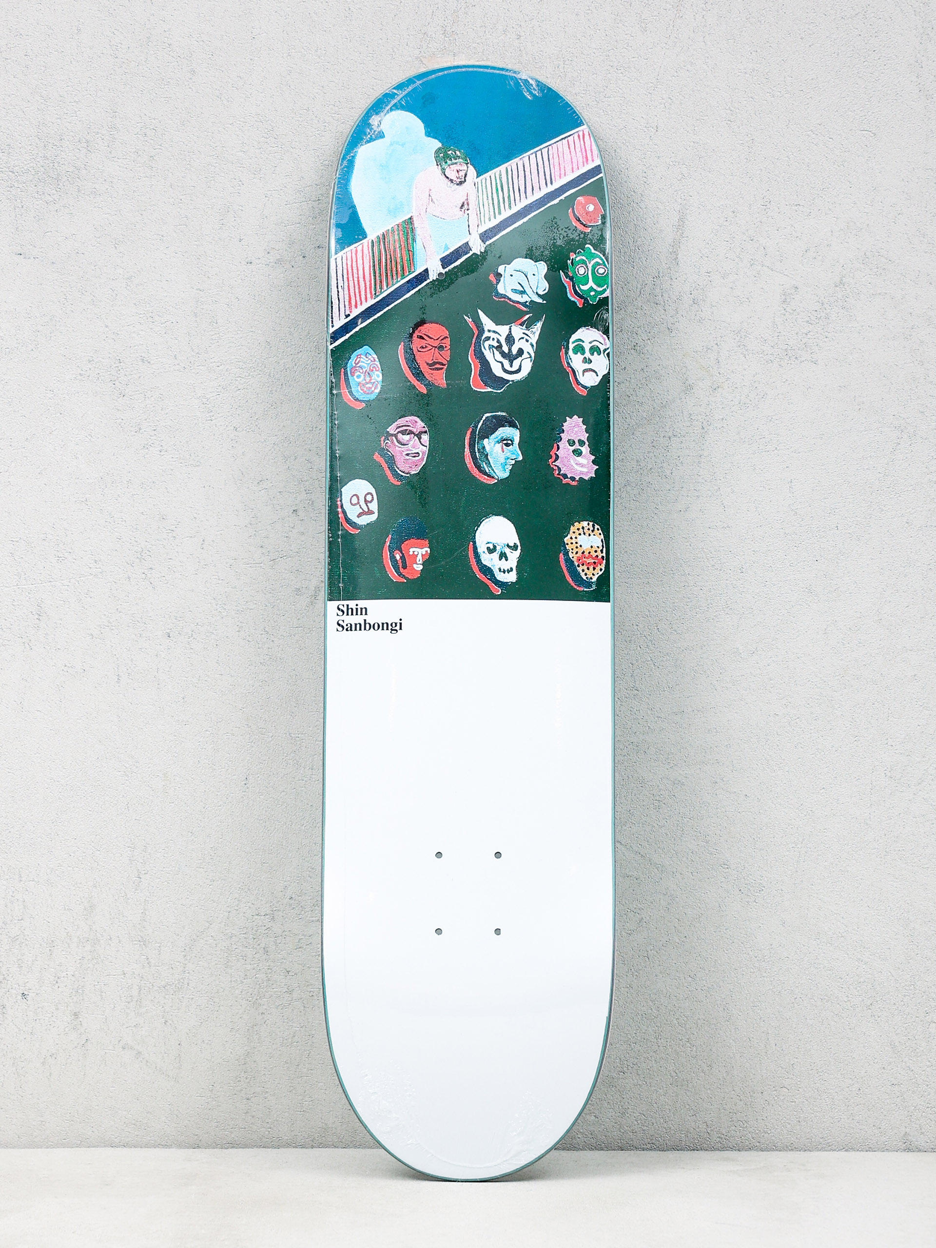 Placă Polar Skate Shin Sanbongi Throphy Heads (white)