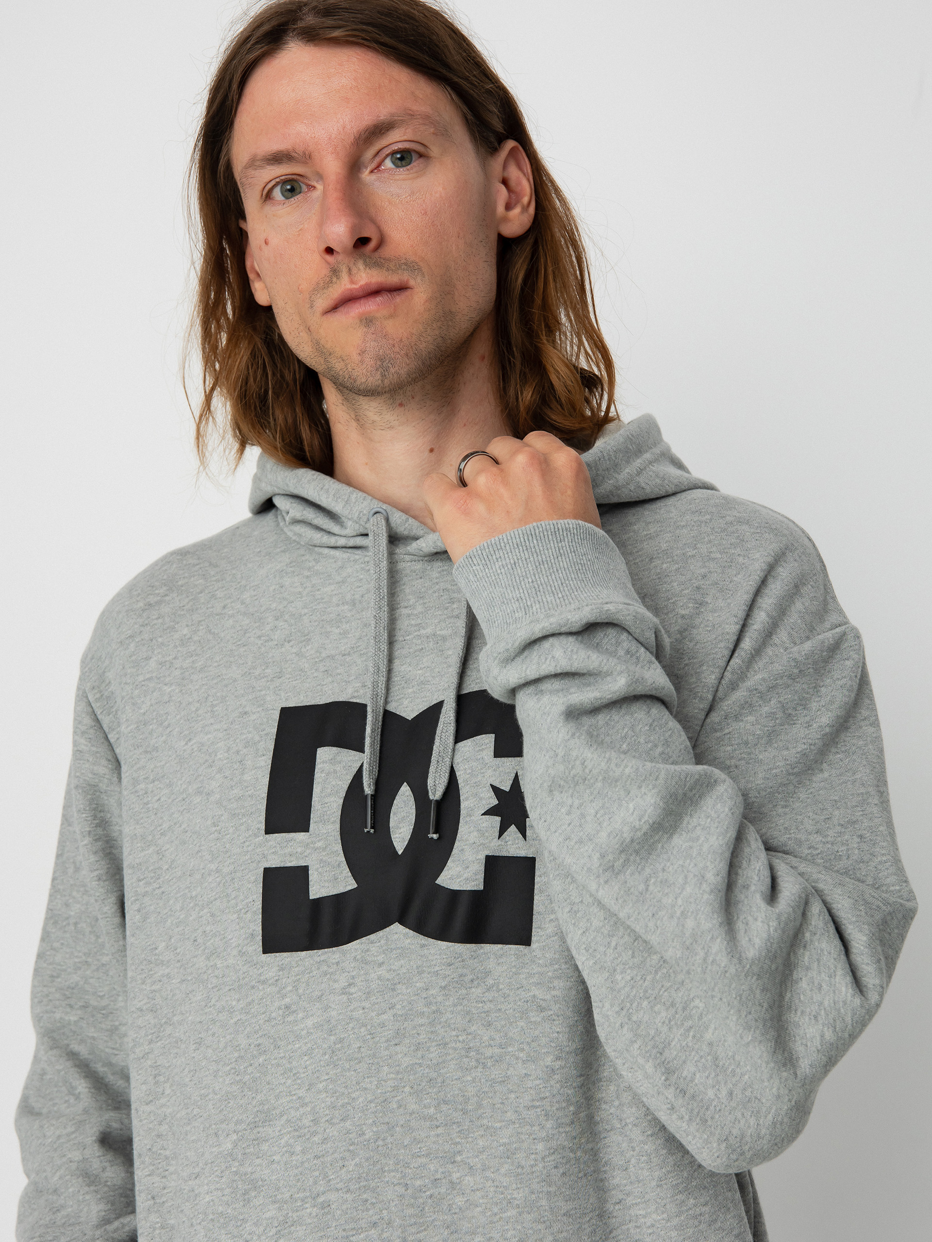 Hanorac cu glugă DC Star HD (heather grey)