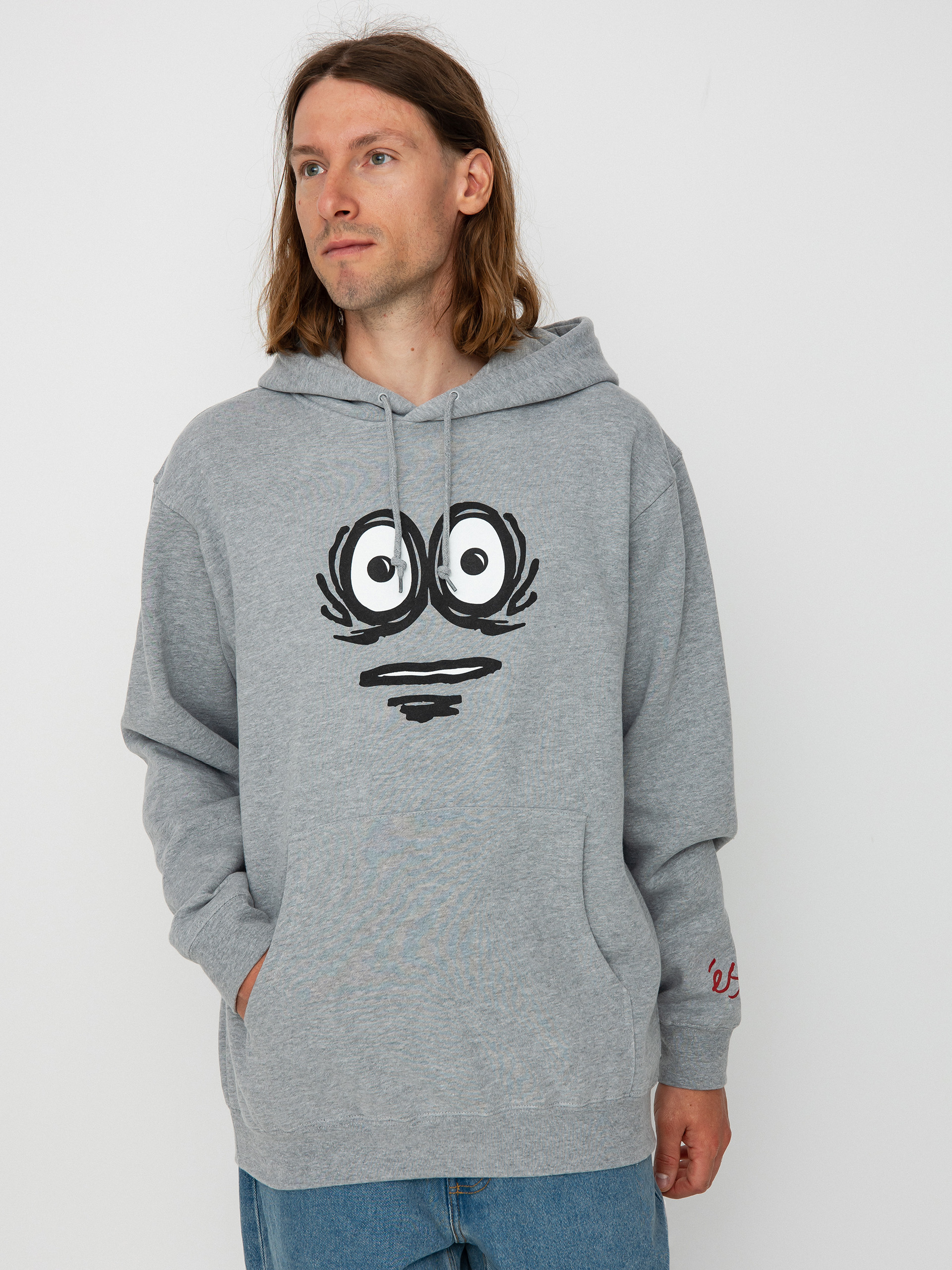 Hanorac cu glugă eS Eggcell Eyes HD (grey/heather)