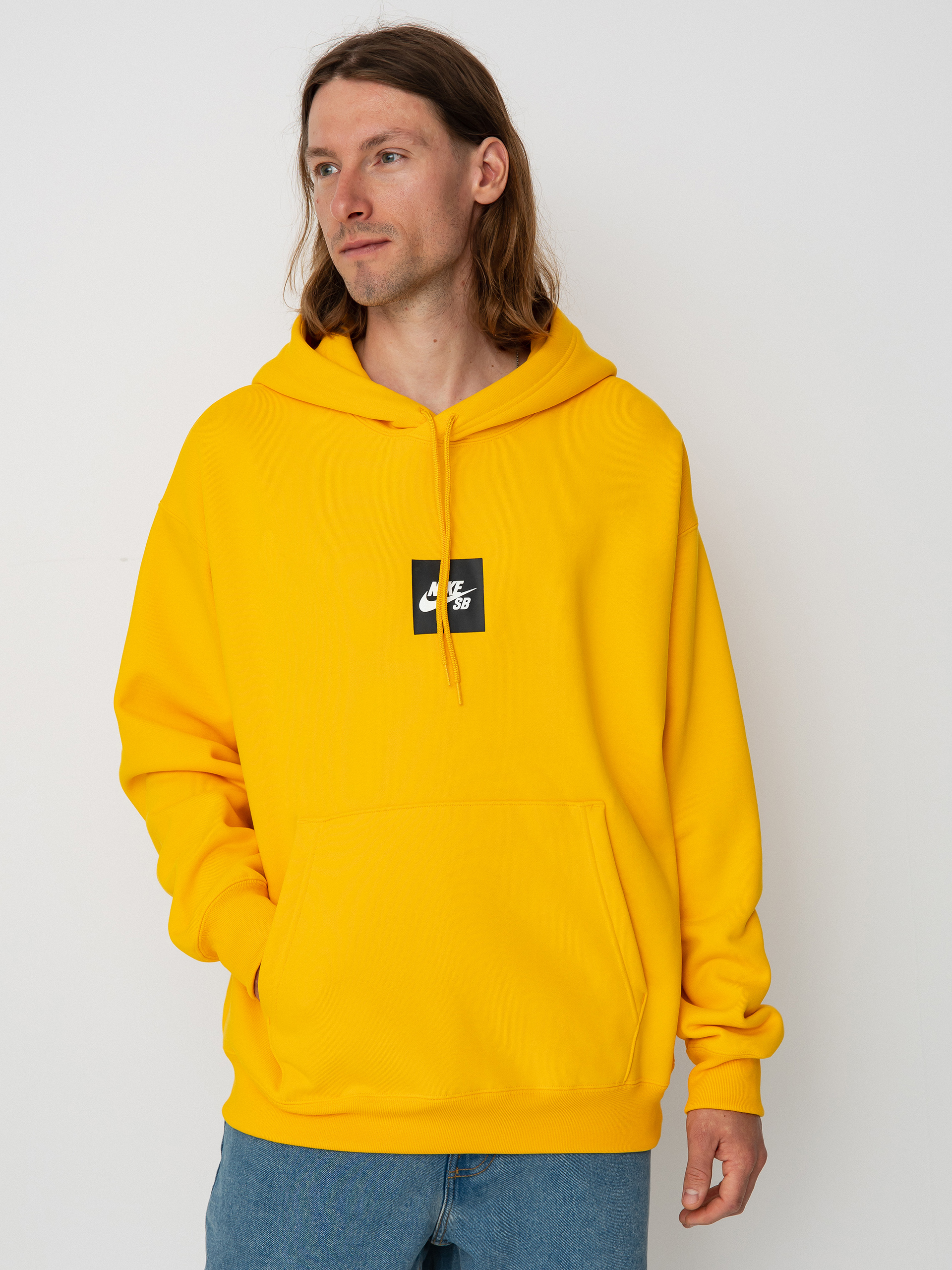 Hanorac Nike SB Box Logo HD (university gold)