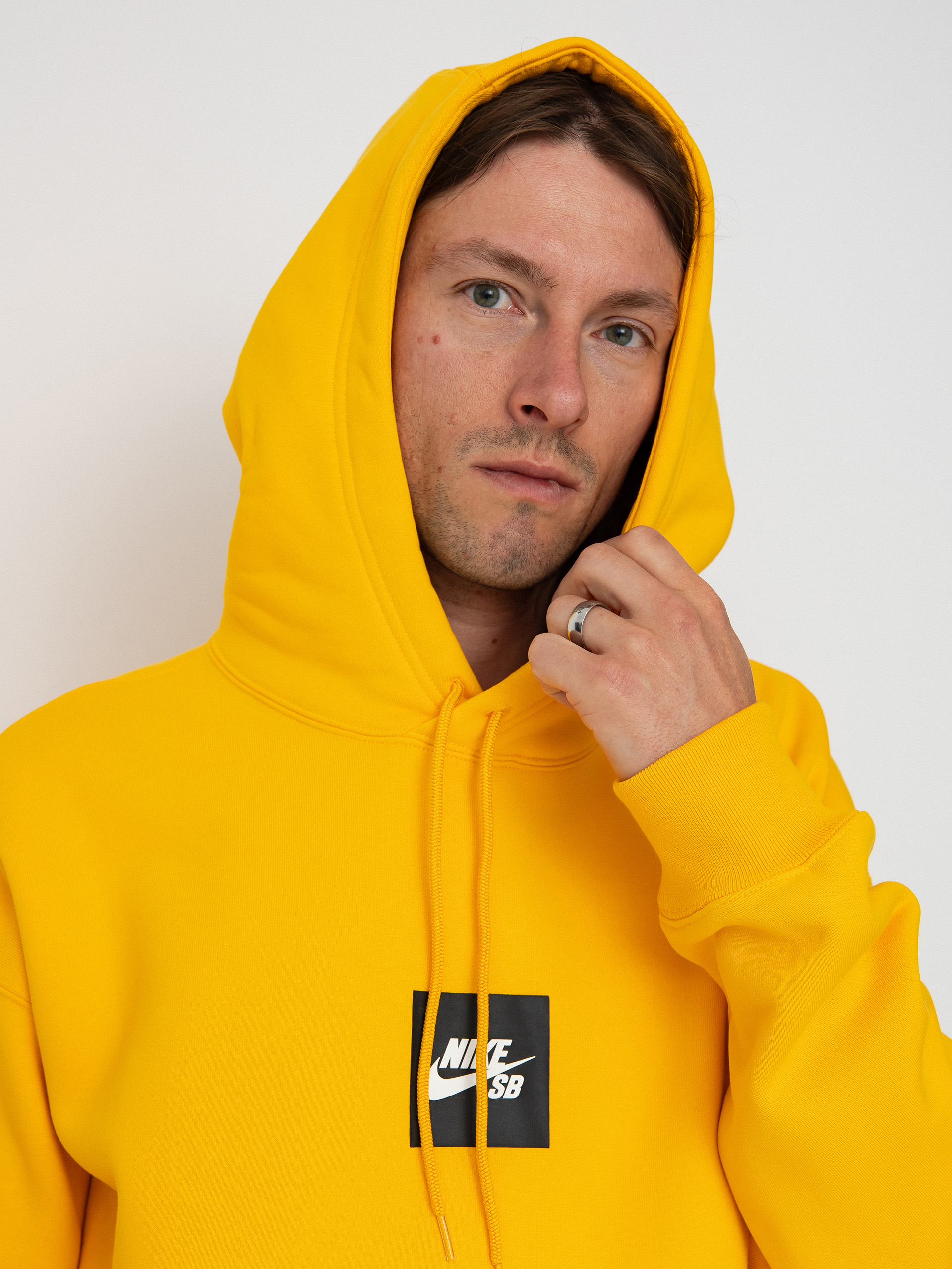 Hanorac Nike SB Box Logo HD (university gold)