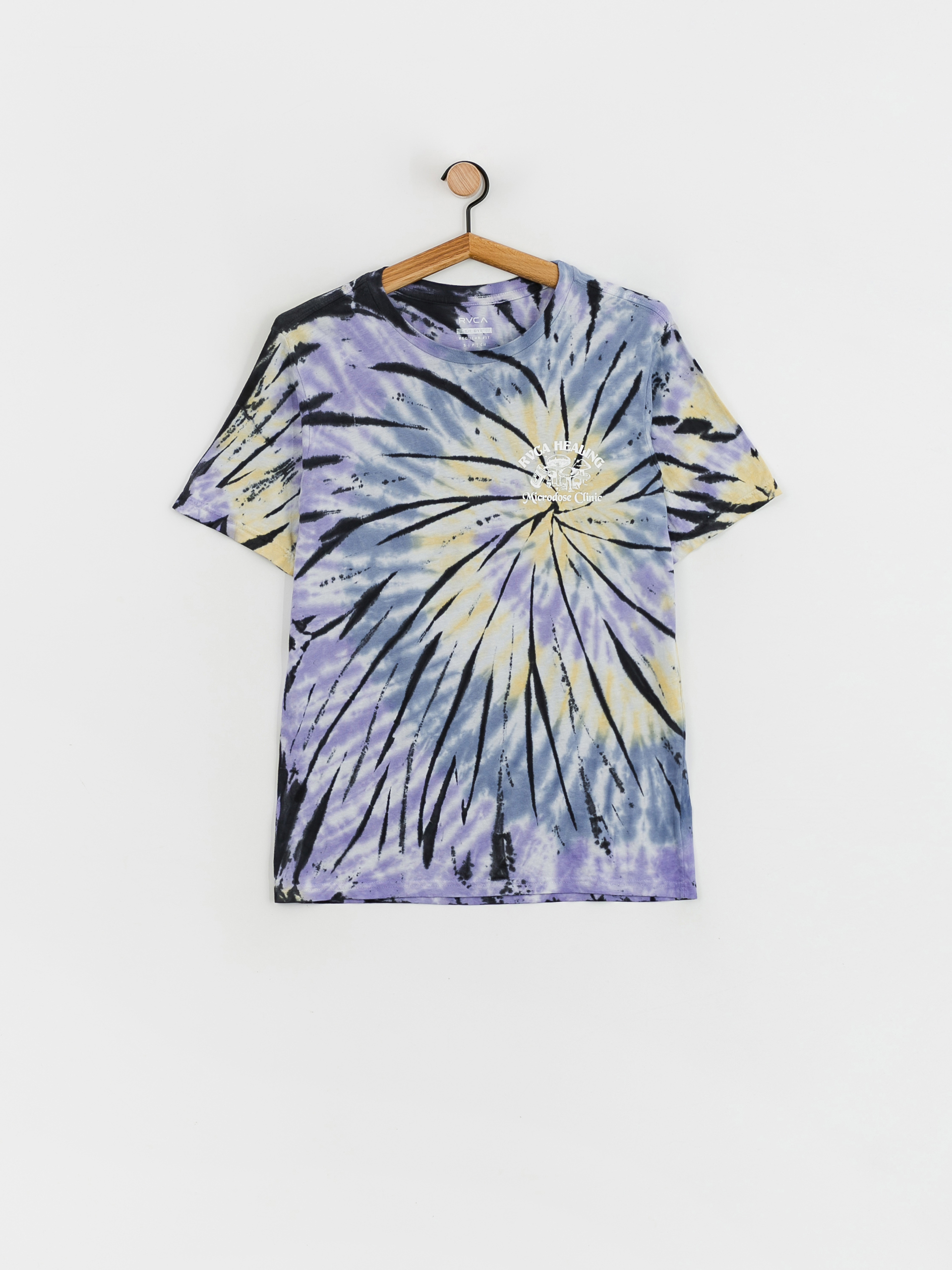 Tricou RVCA Healingclinic (wineberry/solid)