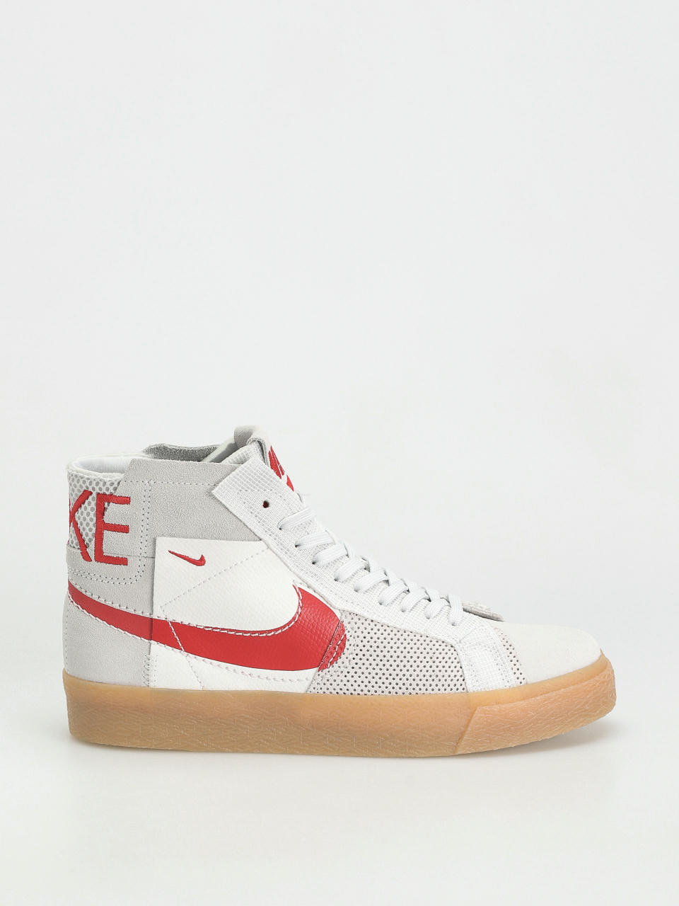 Pantofi Nike SB Zoom Blazer Mid Prm (summit white/university red)