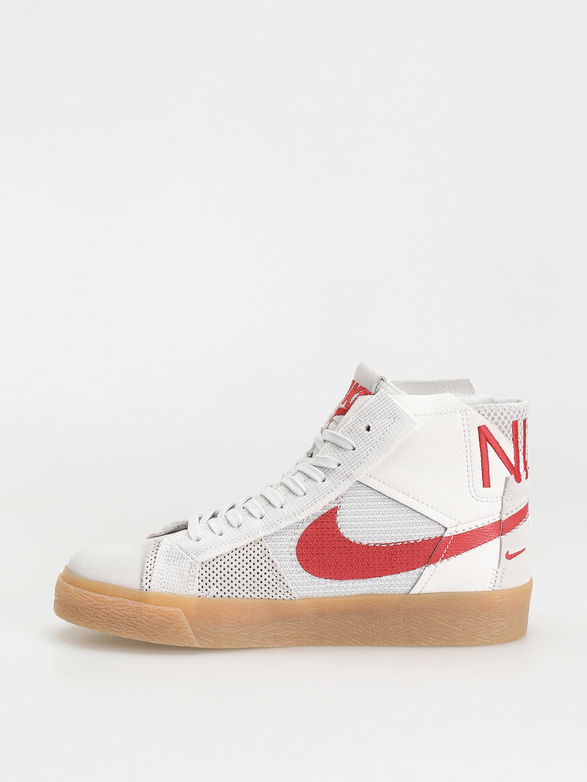 Pantofi Nike SB Zoom Blazer Mid Prm (summit white/university red)
