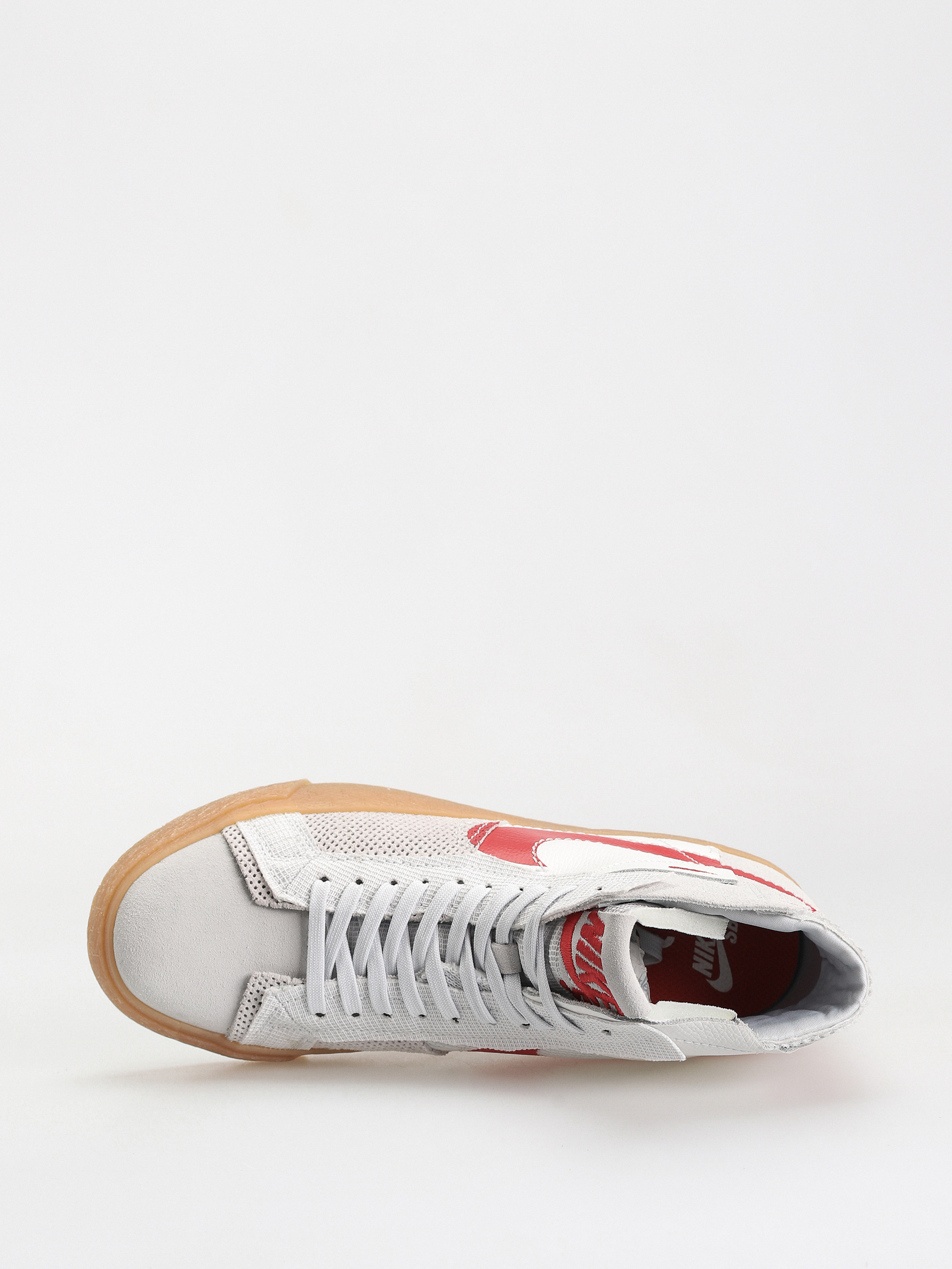 Pantofi Nike SB Zoom Blazer Mid Prm (summit white/university red)