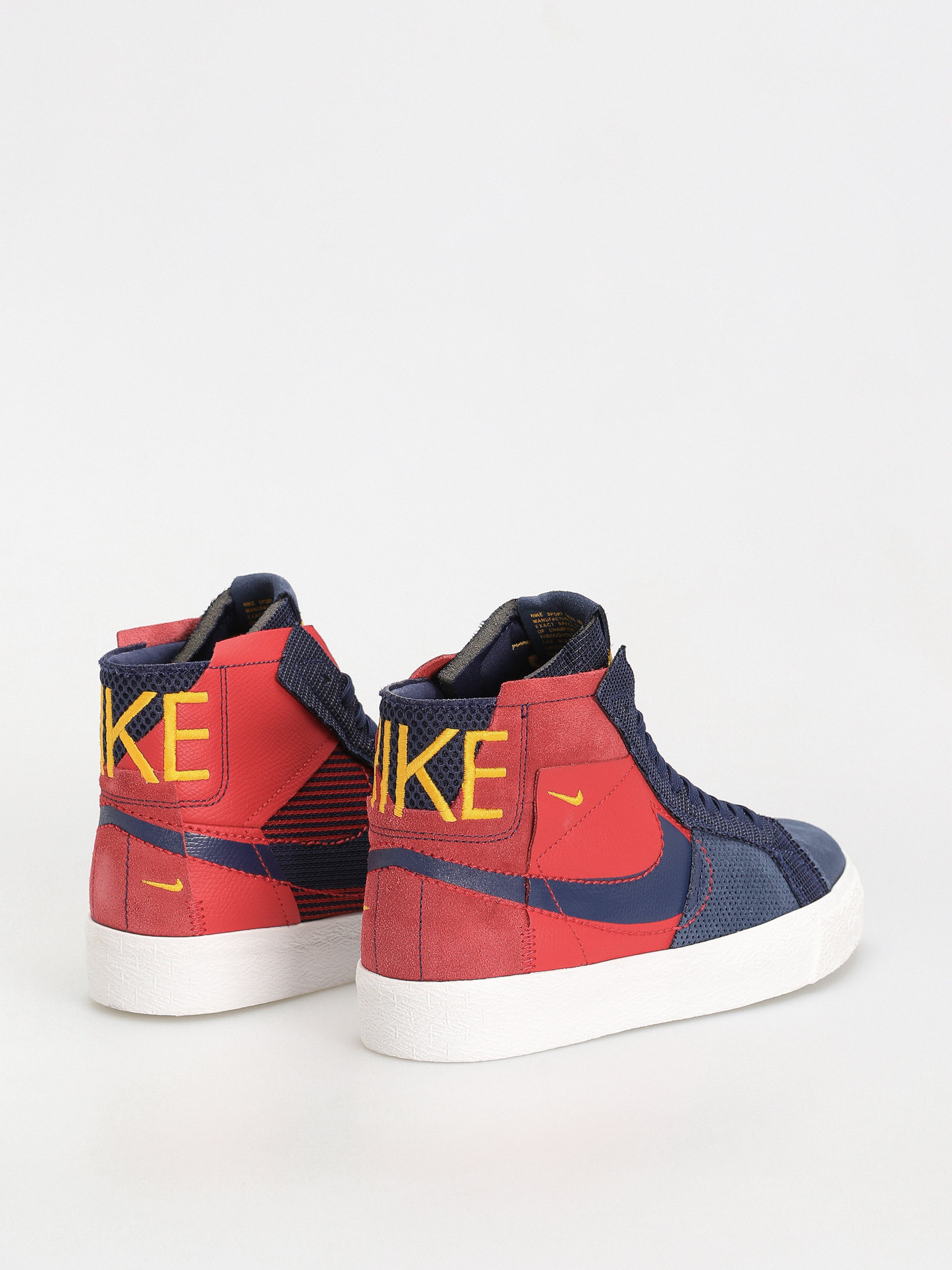 Pantofi Nike SB Zoom Blazer Mid Prm (university red/midnight navy)