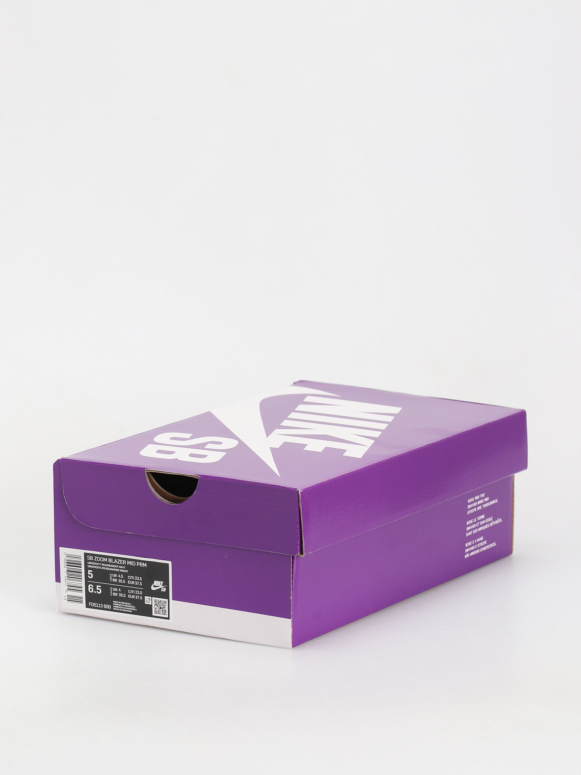 Pantofi Nike SB Zoom Blazer Mid Prm (university red/midnight navy)