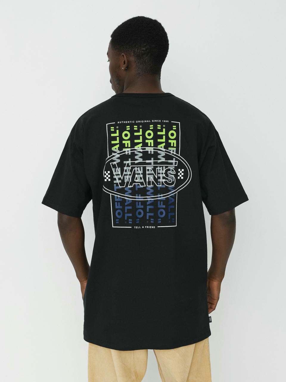 Tricou Vans Off The Wall Repeat Dna Logo (black)