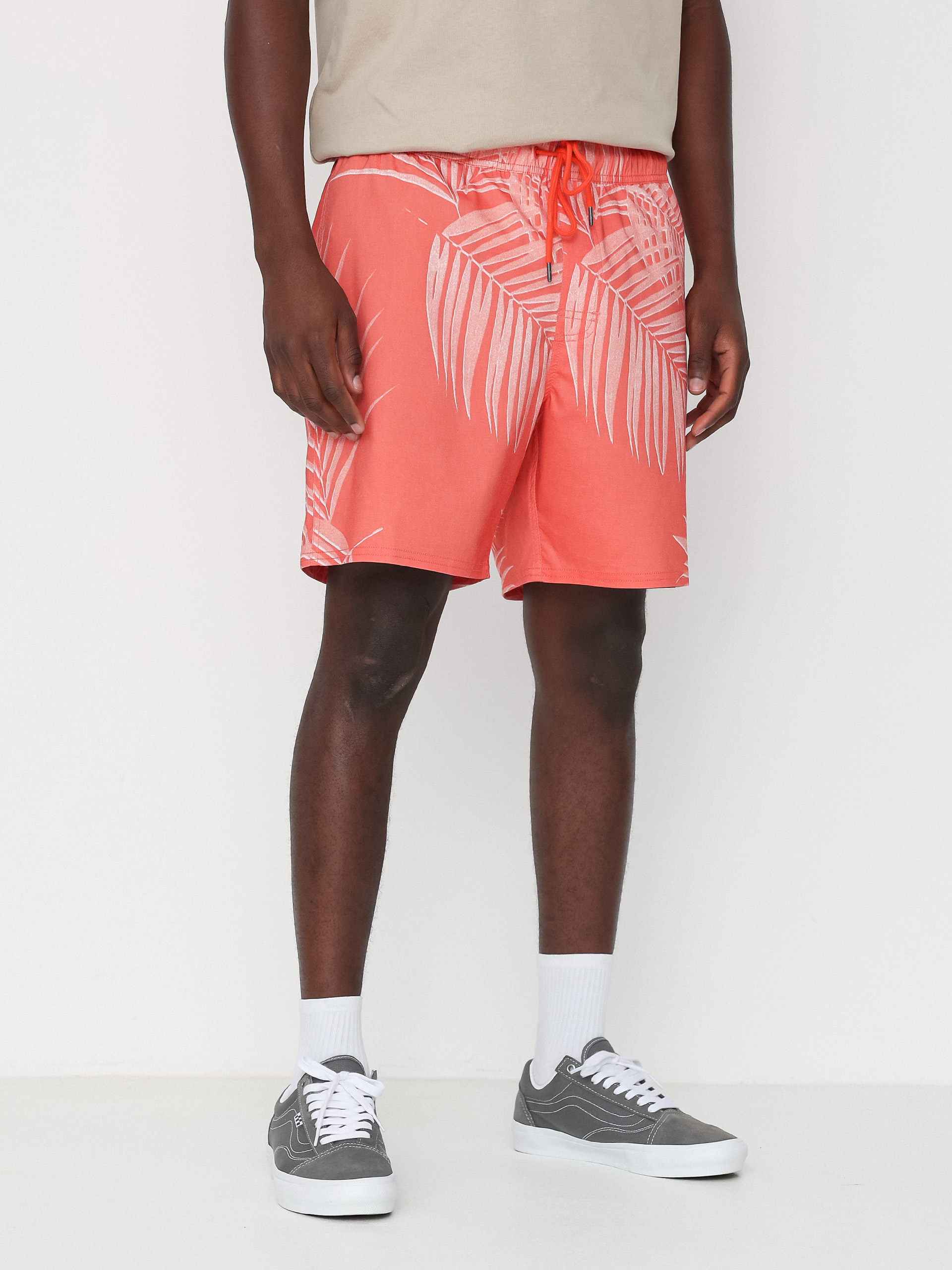 Șort pentru plajă RVCA Barnes Elastic (fiesta/solid)