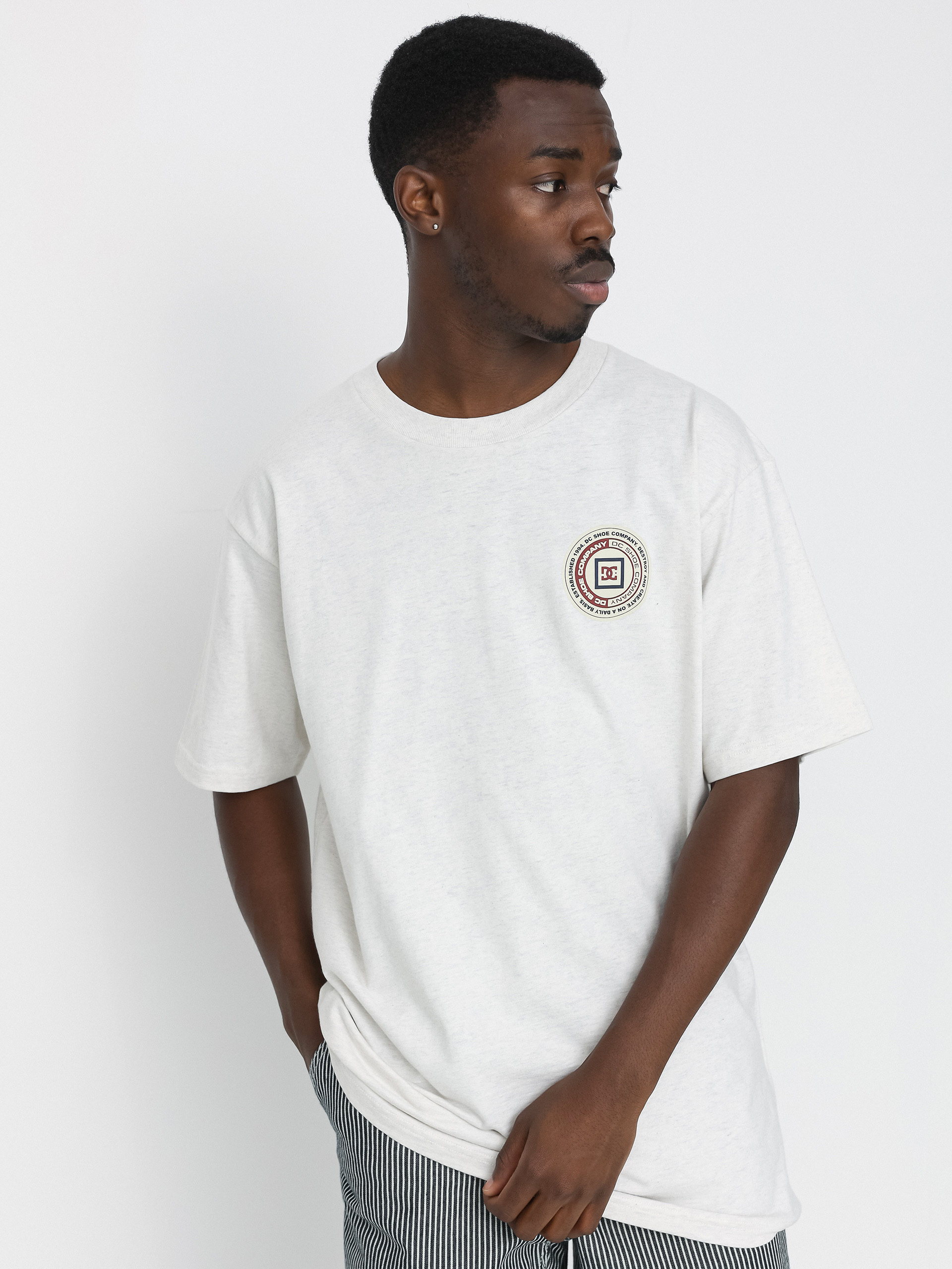 Tricou DC Old Head (snow heather)