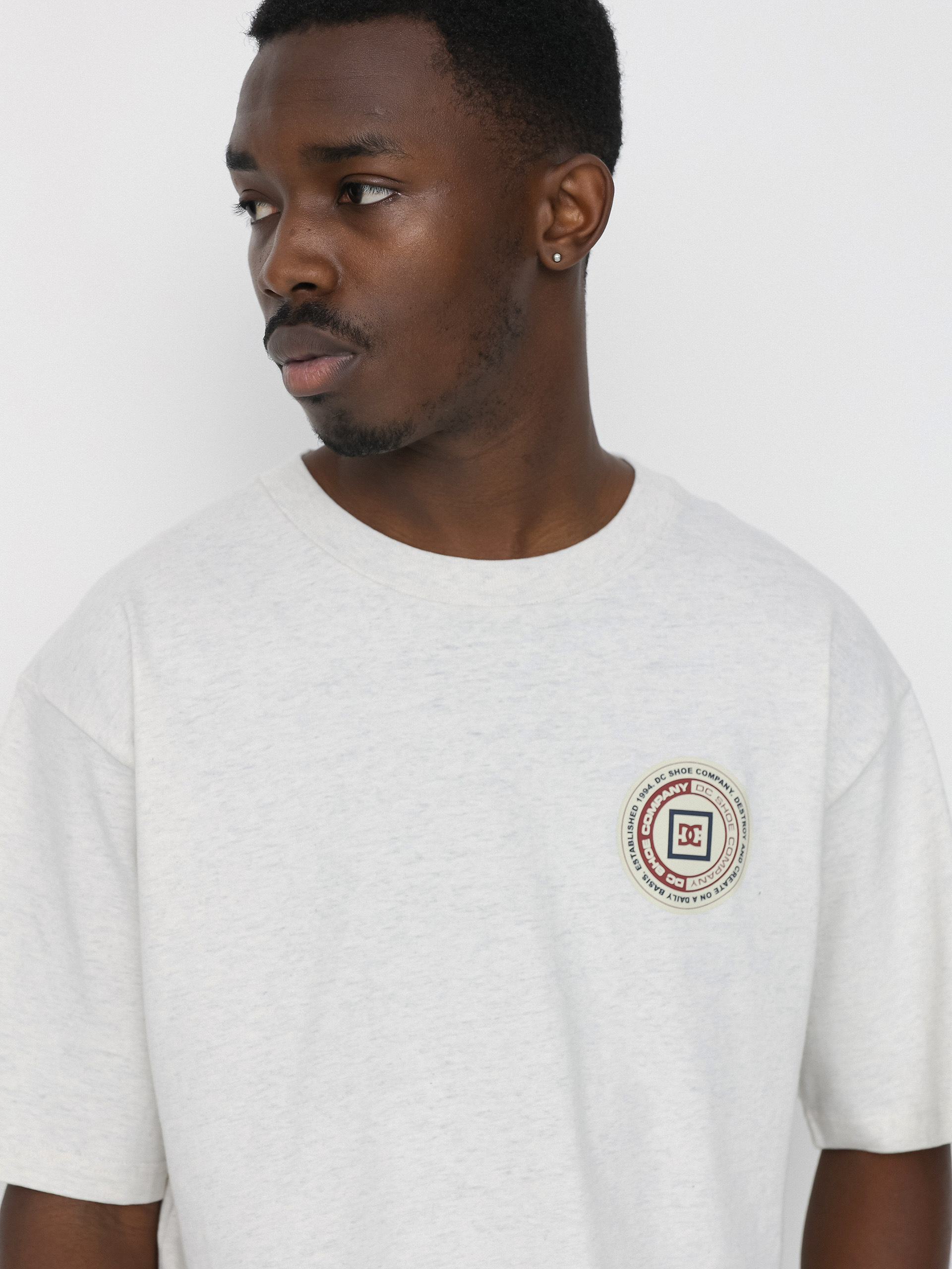 Tricou DC Old Head (snow heather)