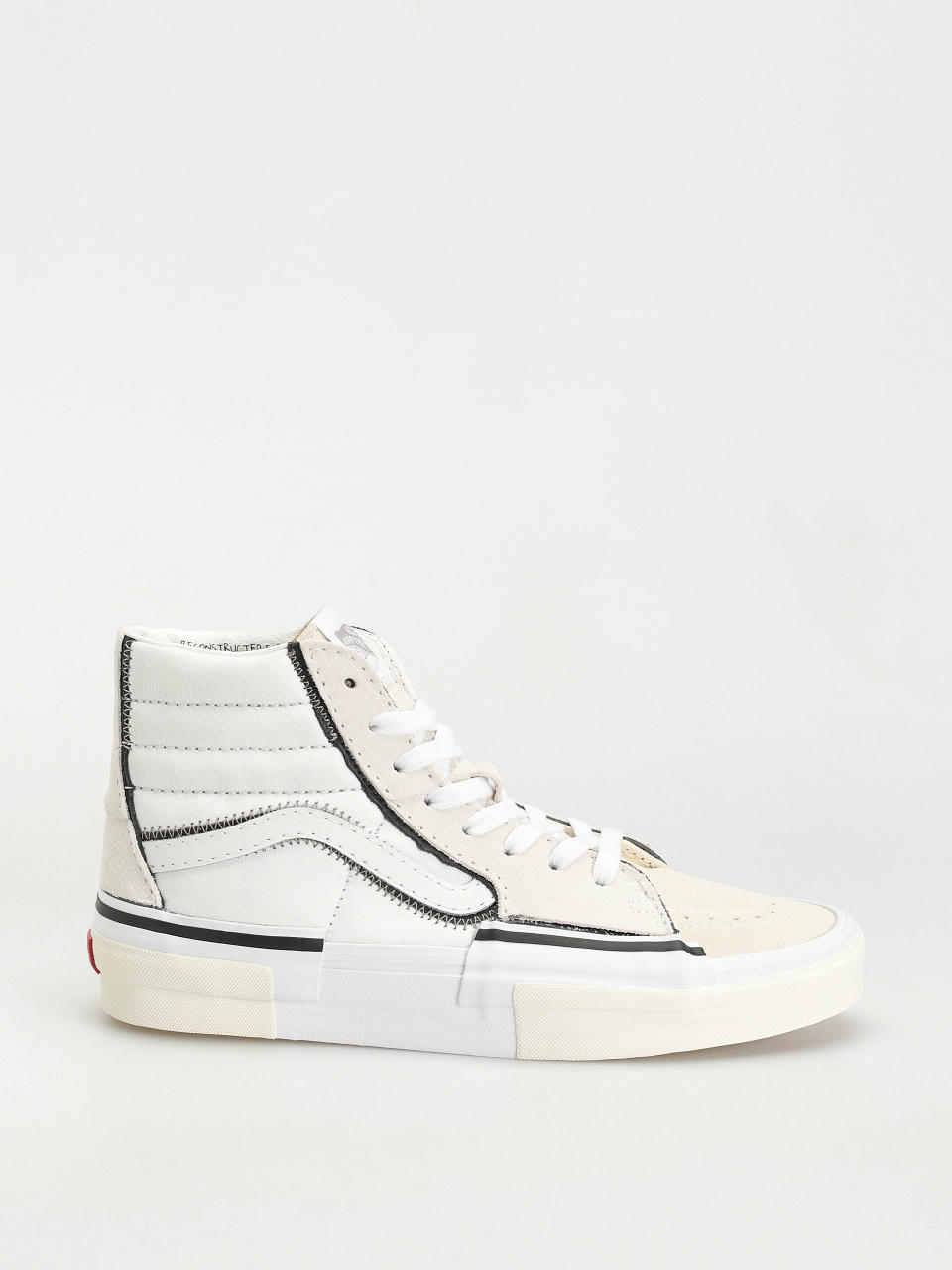 Pantofi Vans Sk8 Hi Reconstruct (true white)