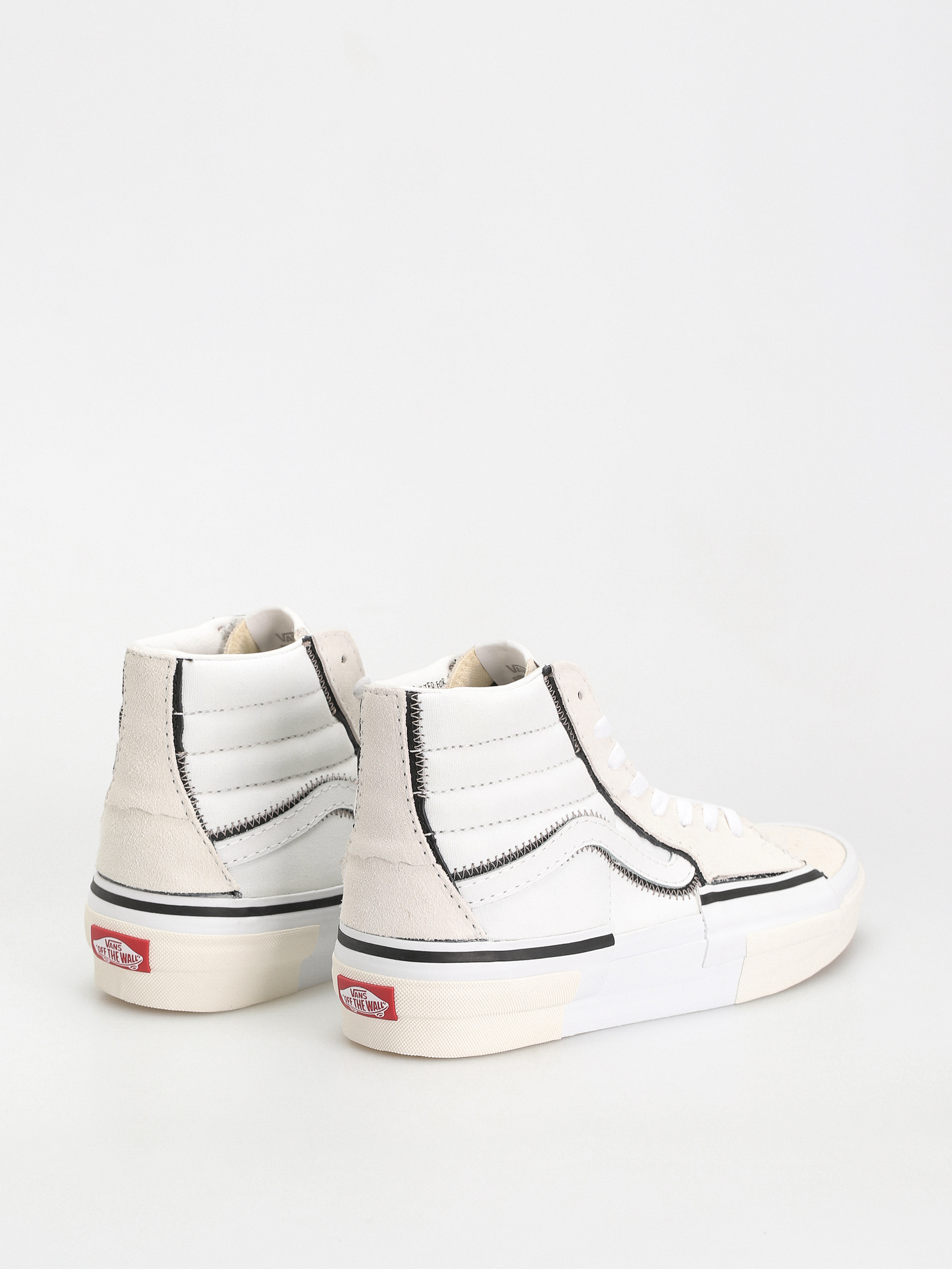 Pantofi Vans Sk8 Hi Reconstruct (true white)