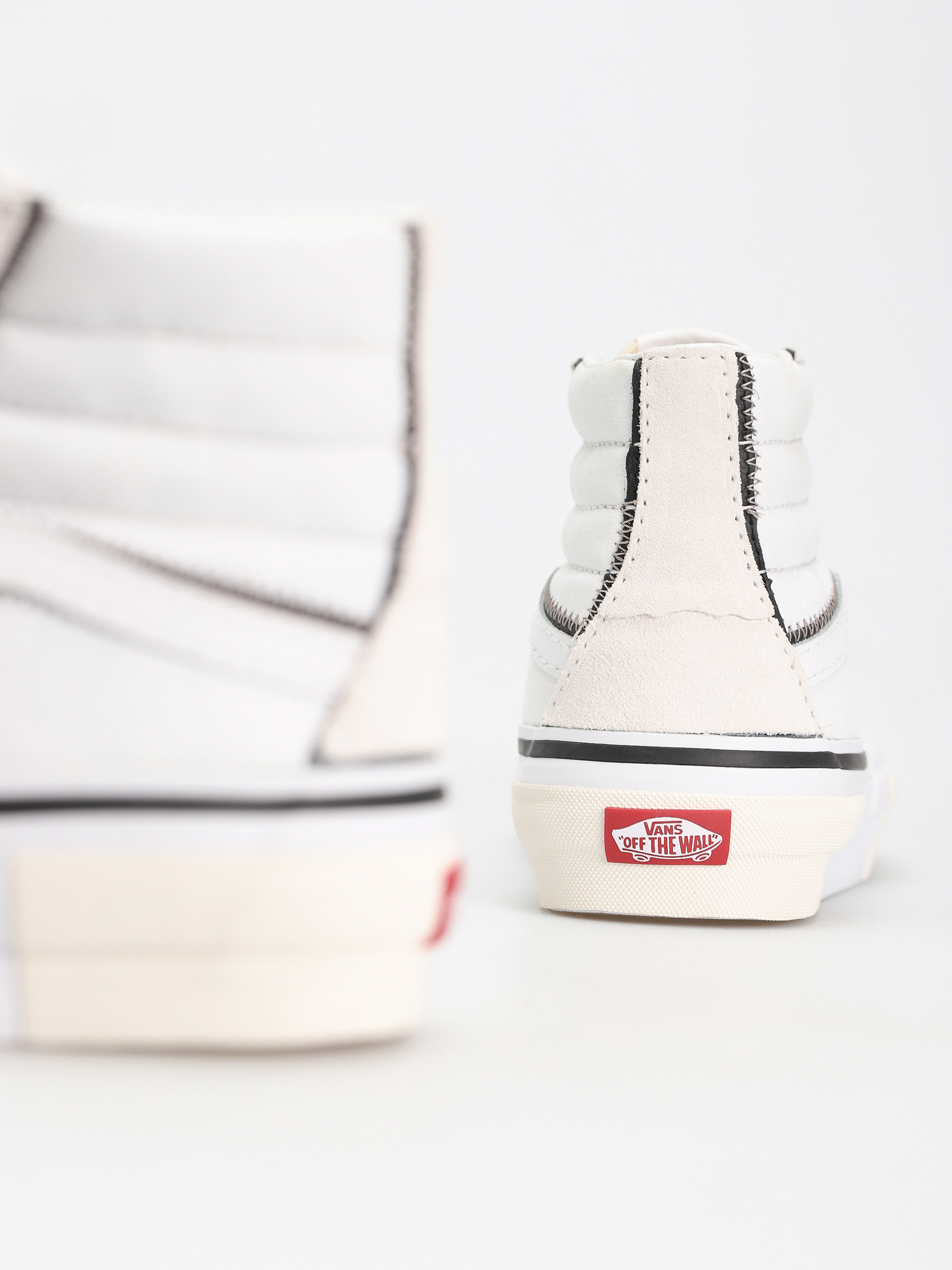 Pantofi Vans Sk8 Hi Reconstruct (true white)