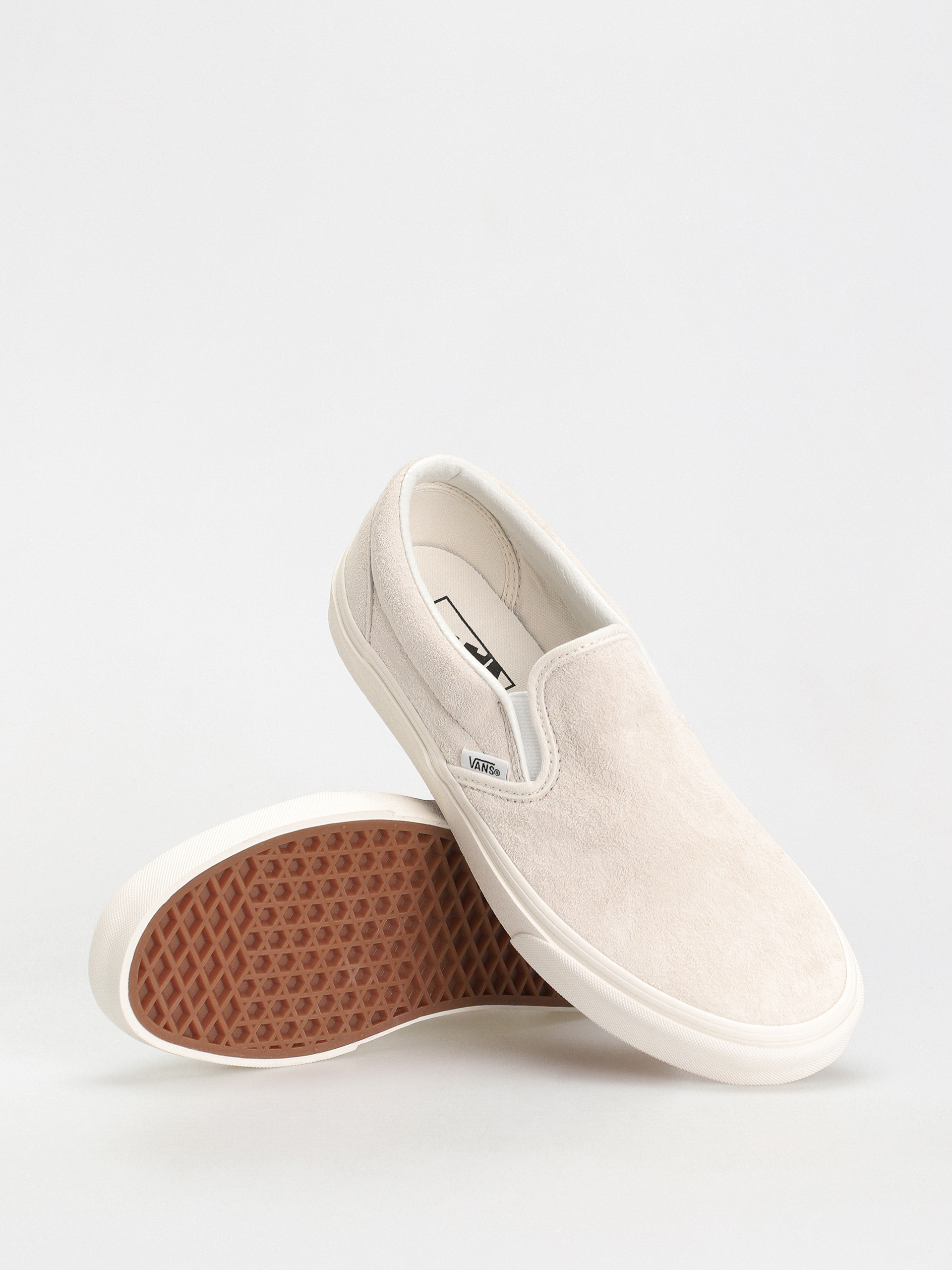 Pantofi Vans Classic Slip On (pig suede blanc de blanc)