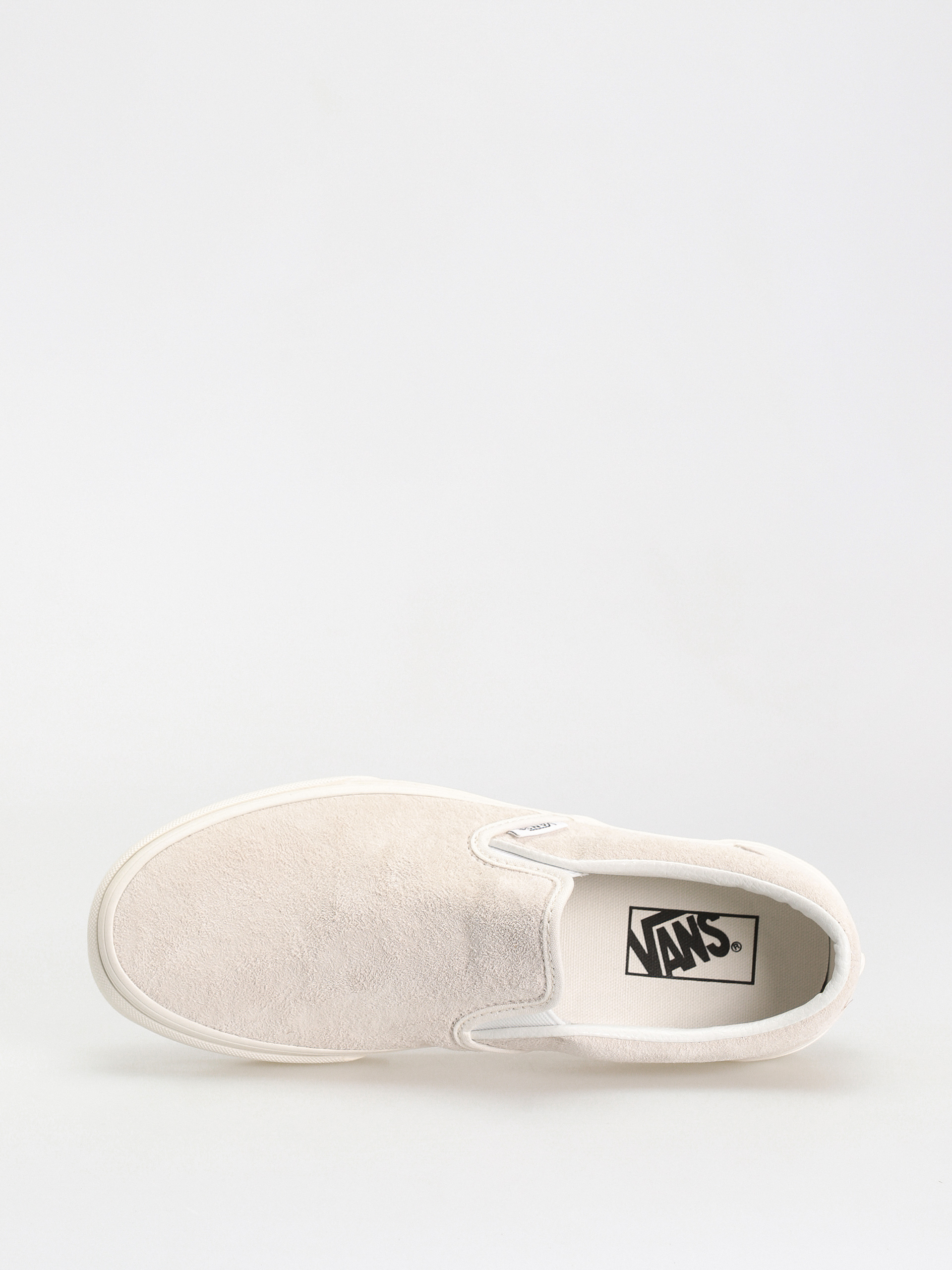 Pantofi Vans Classic Slip On (pig suede blanc de blanc)