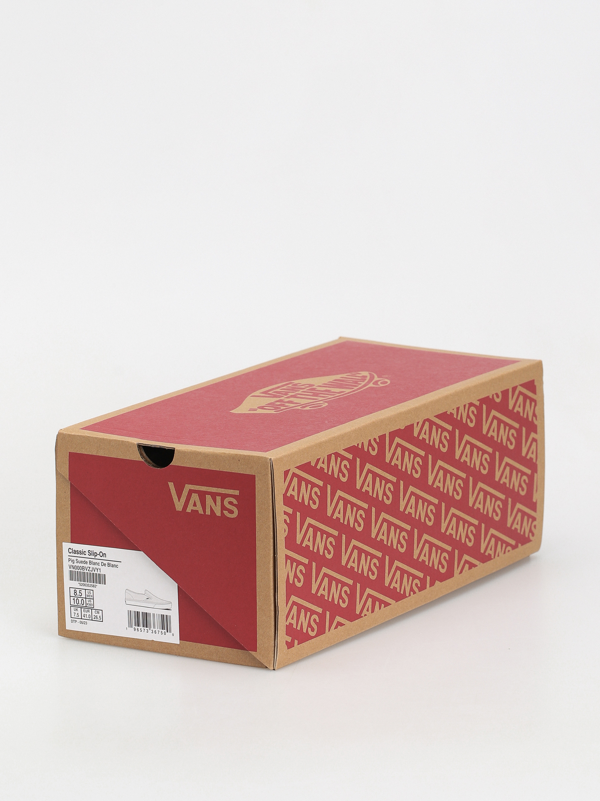 Pantofi Vans Classic Slip On (pig suede blanc de blanc)