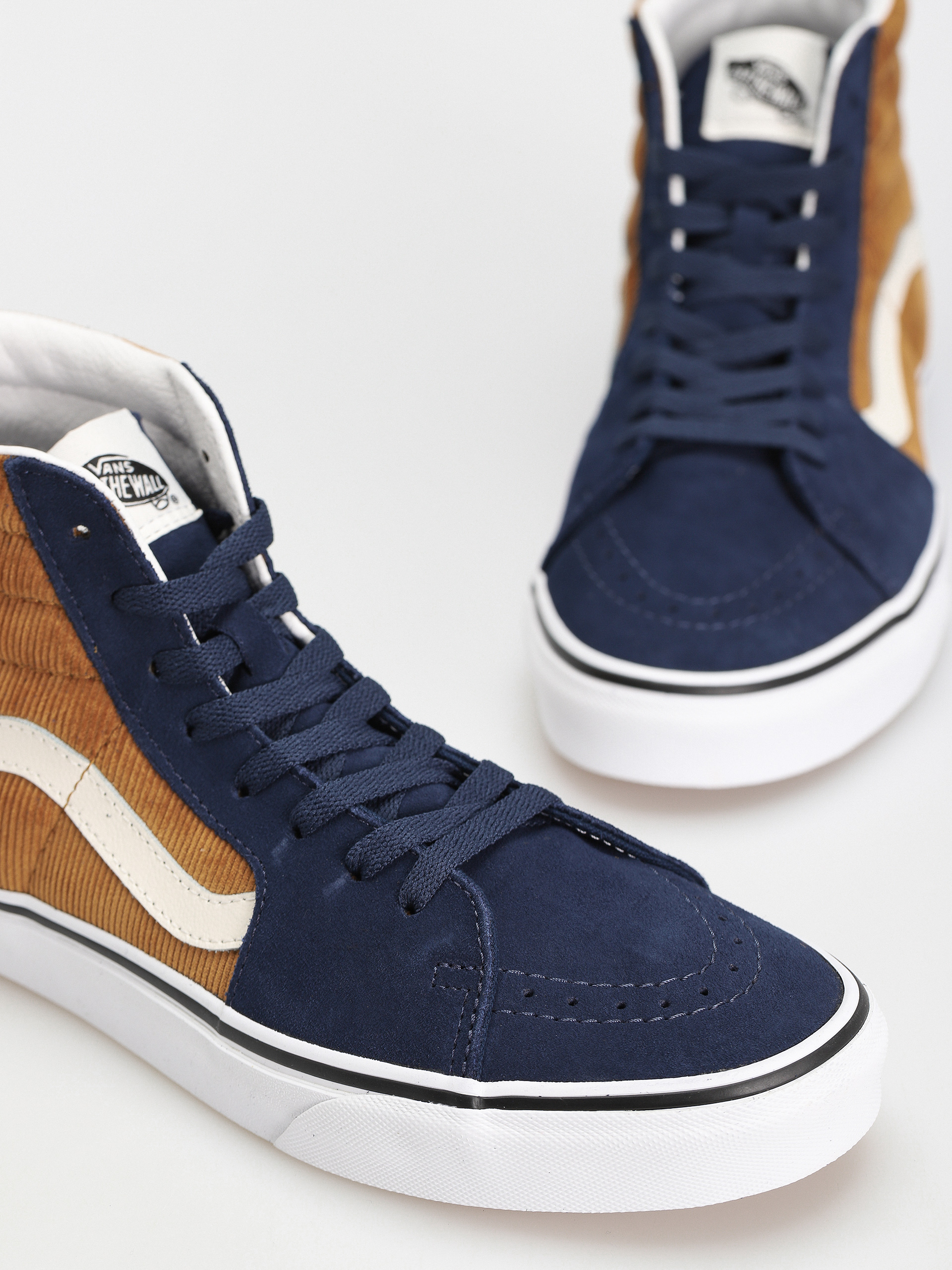 Pantofi Vans Sk8 Hi (mini cord blue/brown)