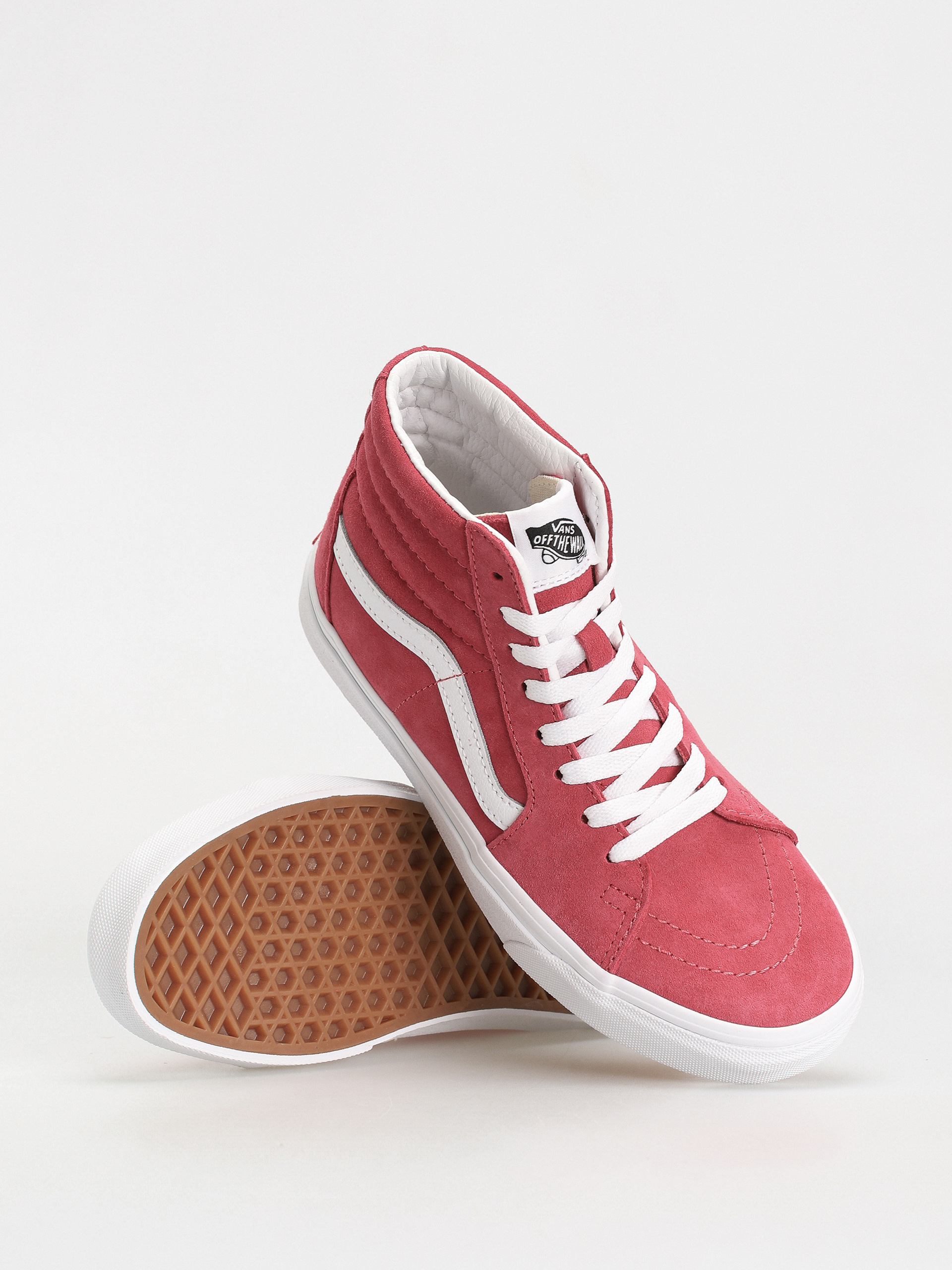 Pantofi Vans Sk8 Hi (pig suede holly berry)