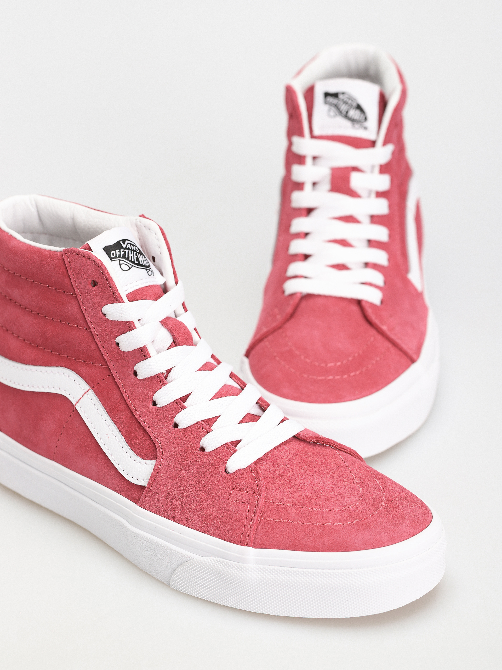 Pantofi Vans Sk8 Hi (pig suede holly berry)