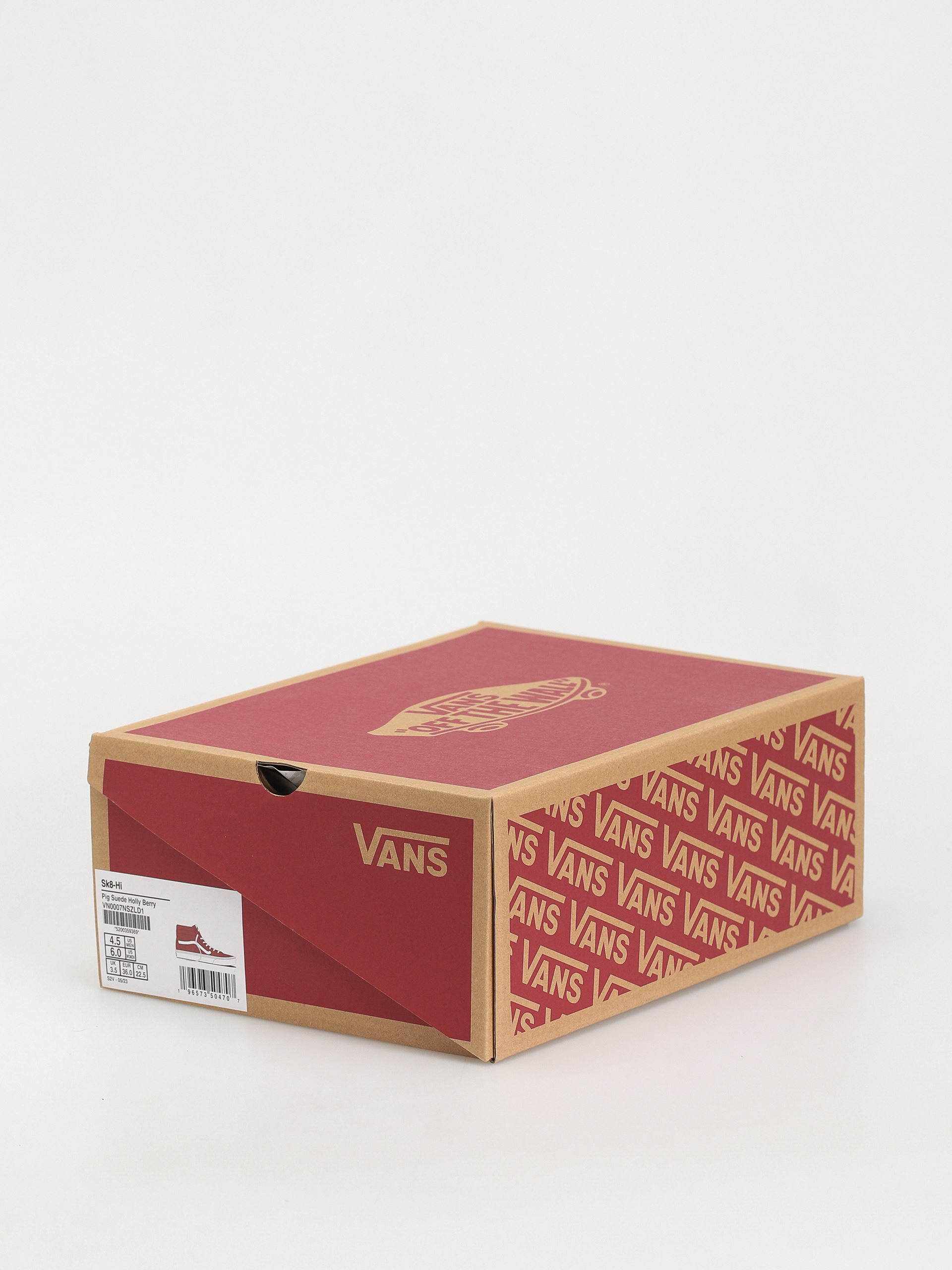 Pantofi Vans Sk8 Hi (pig suede holly berry)