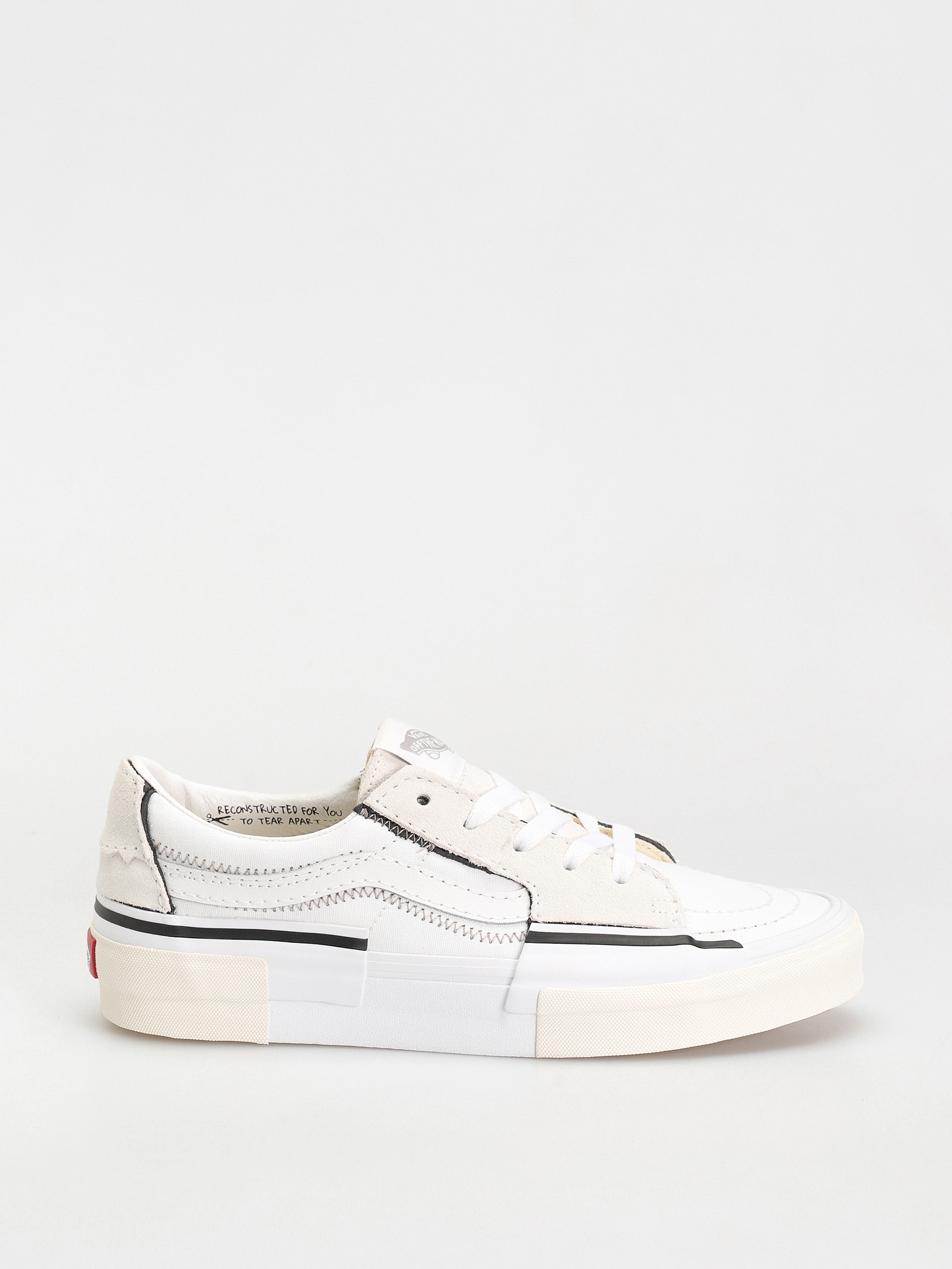 Pantofi Vans Sk8 Low Reconstruct (true white)