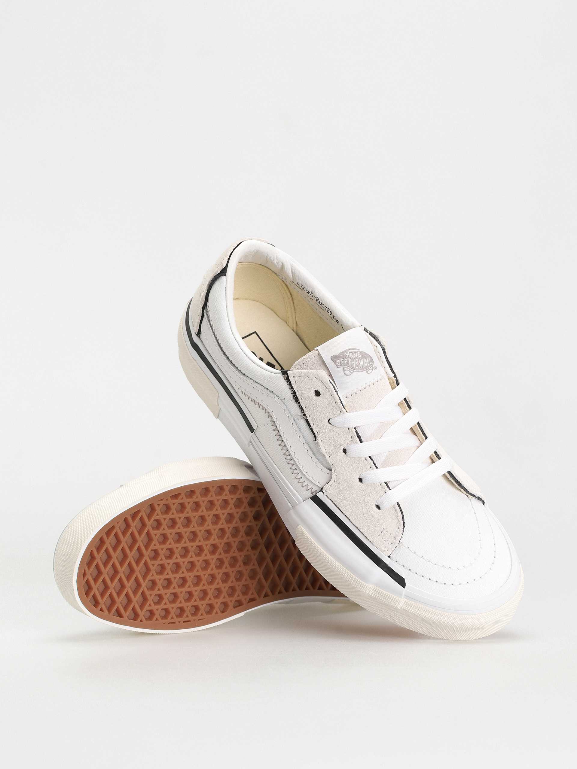 Pantofi Vans Sk8 Low Reconstruct (true white)