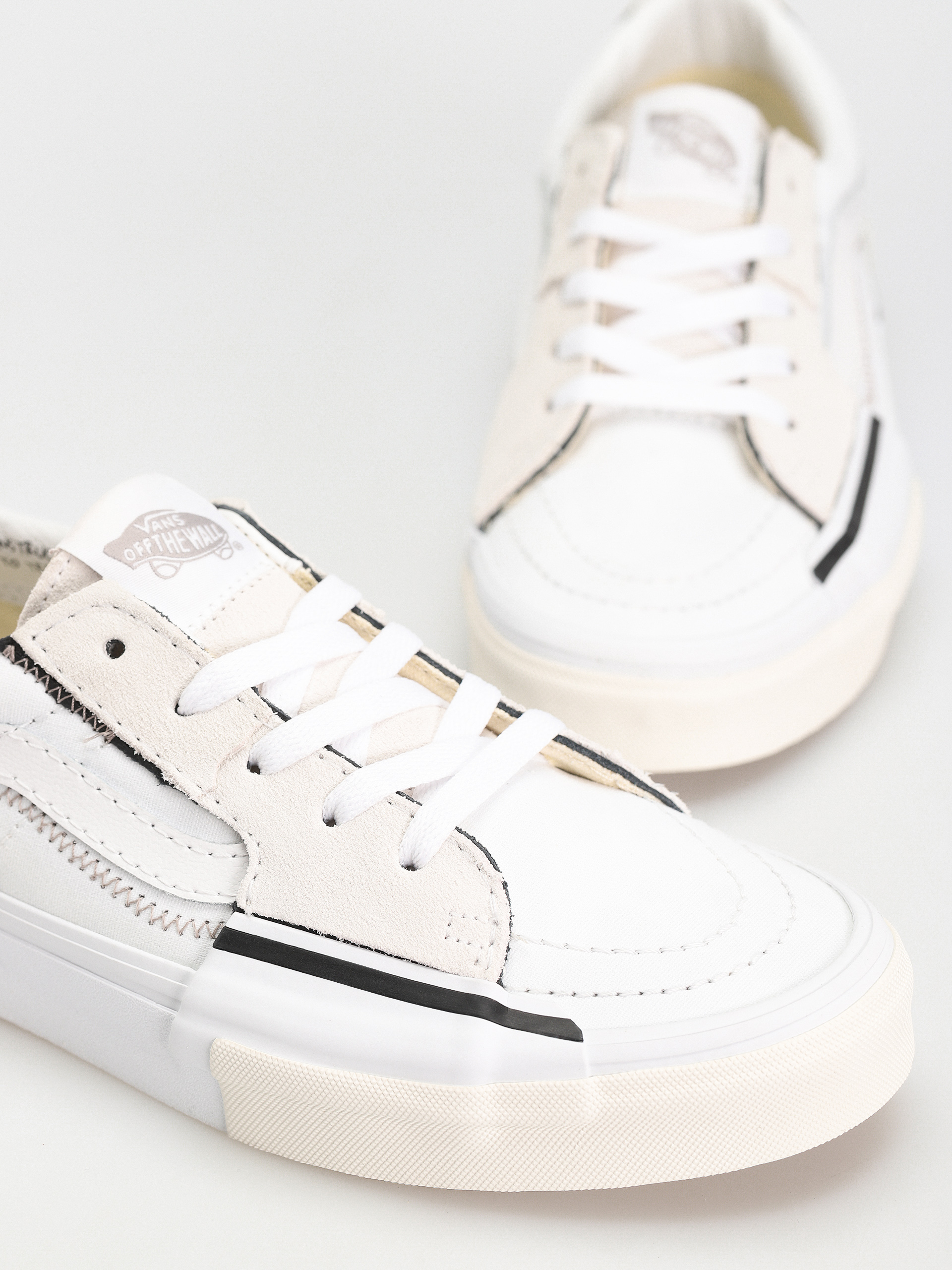 Pantofi Vans Sk8 Low Reconstruct (true white)